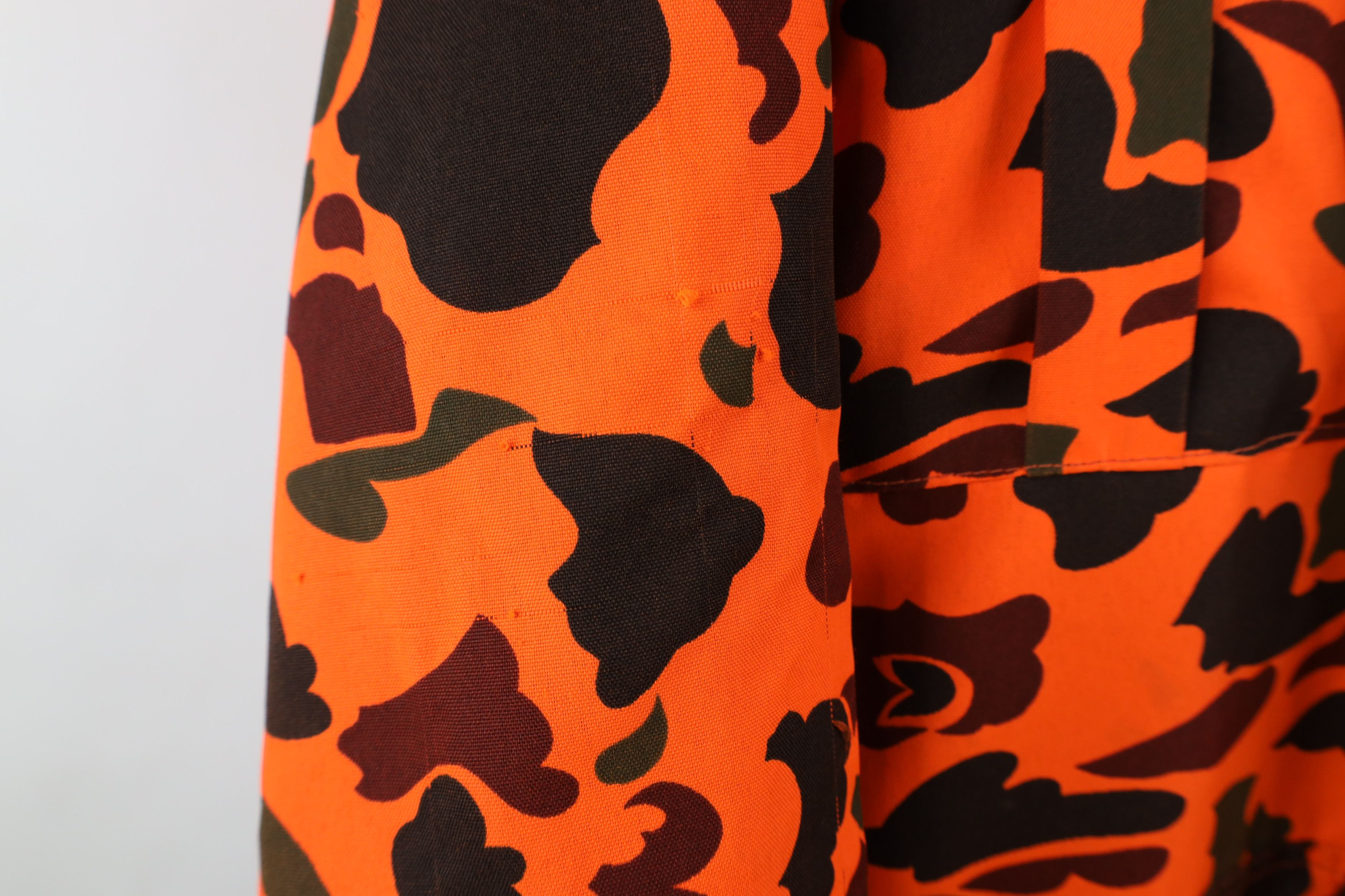 Vintage Vintage 90s Streetewar Hooded Jacket Blaze Orange USA Size US XXL / EU 58 / 5 - 5 Thumbnail