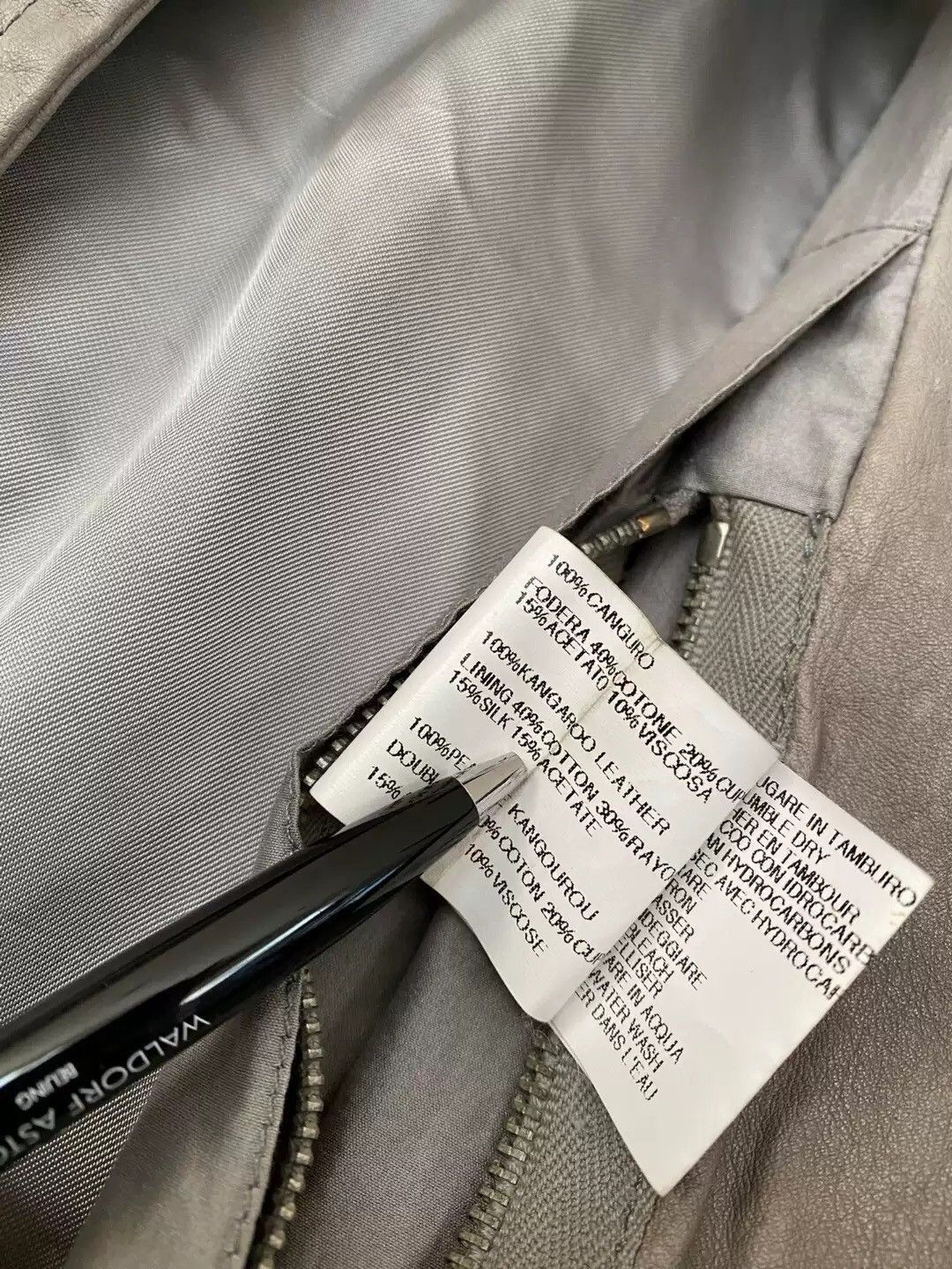 Rick Owens Rick Owens cement gray leather coat-2505 Size US XL / EU 56 / 4 - 3 Thumbnail