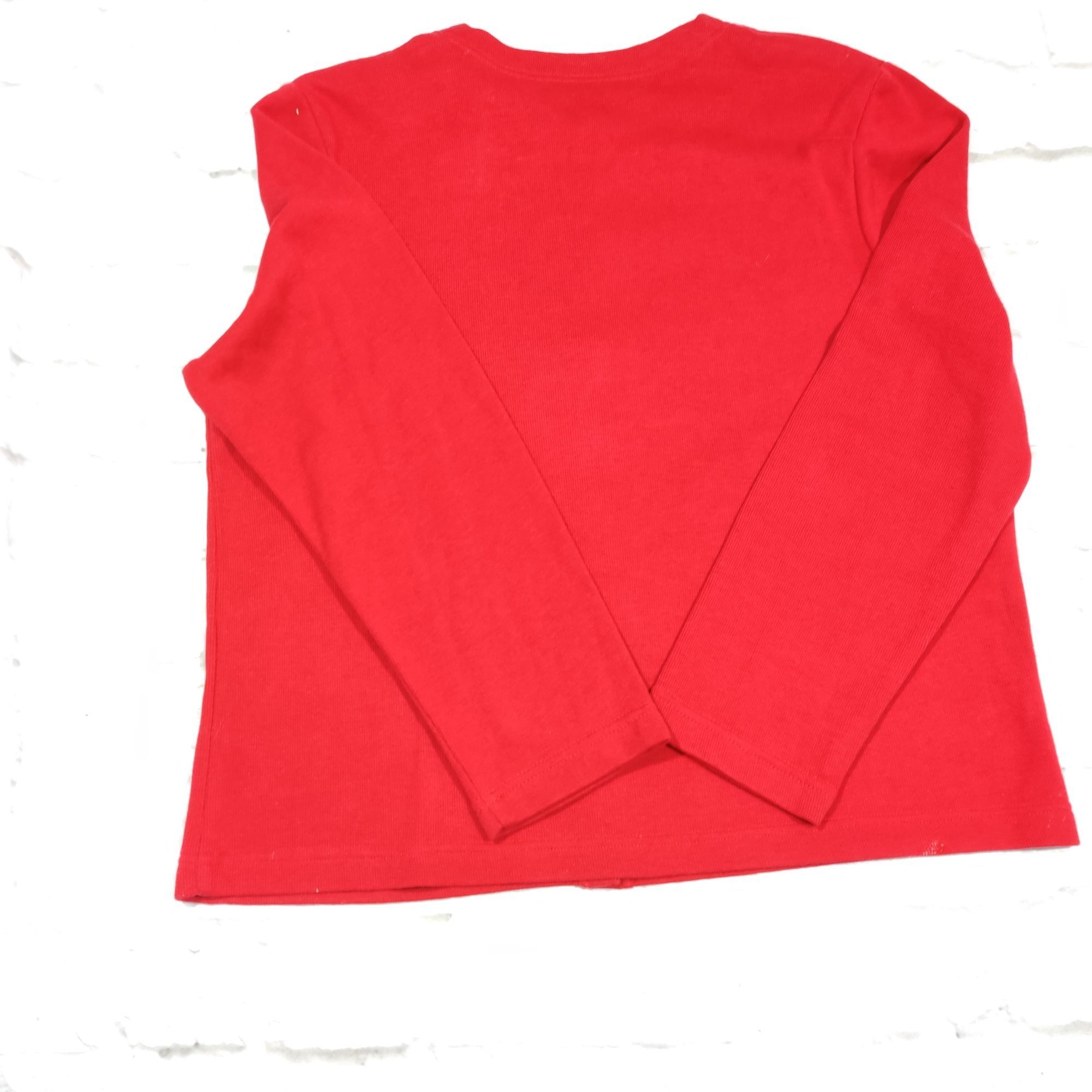 Other Onque Casual L Red Holiday Cardigan Beaded Holly Applique Bu Size L / US 10 / IT 46 - 6 Thumbnail