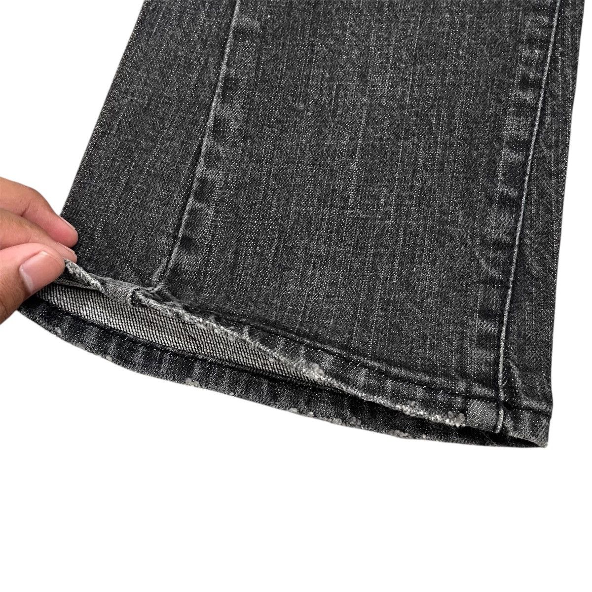 14th Addiction Deep Purple Flared Denim Pant Ifsix Lgb Style Size US 28 / EU 44 - 10 Thumbnail