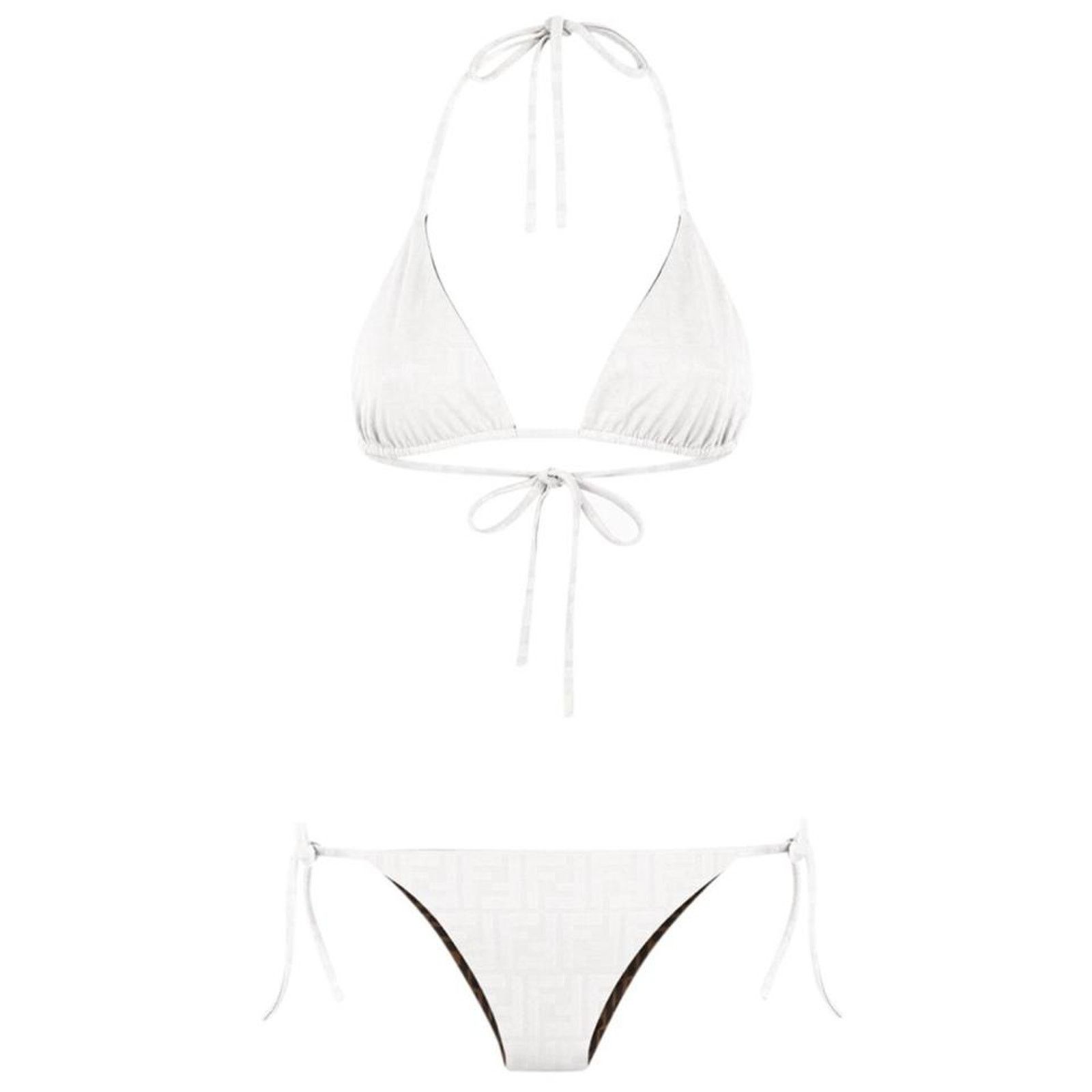Fendi FF logo reversible bikini set Size M / US 6-8 / IT 42-44 - 2 Thumbnail