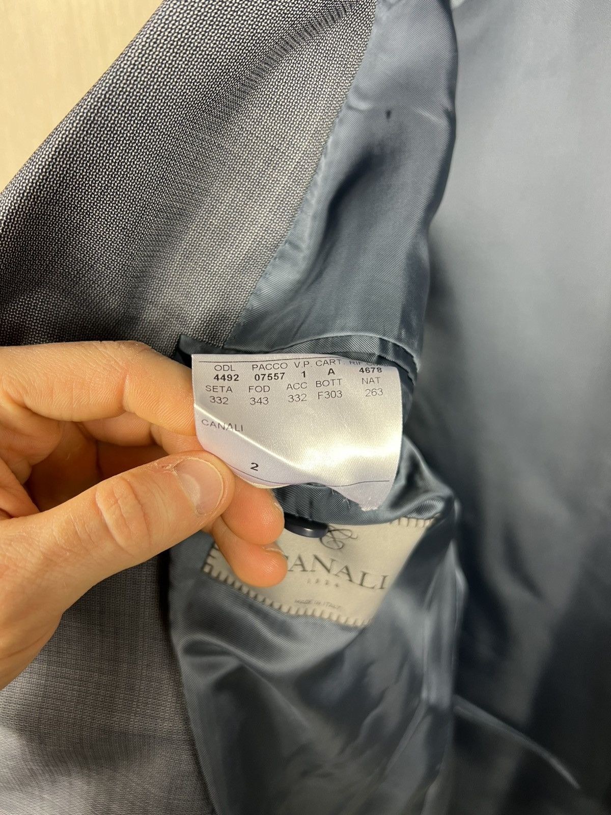 Canali Canali wool casual italian blazer jacket luxury designer 52R Size 42R - 15 Thumbnail
