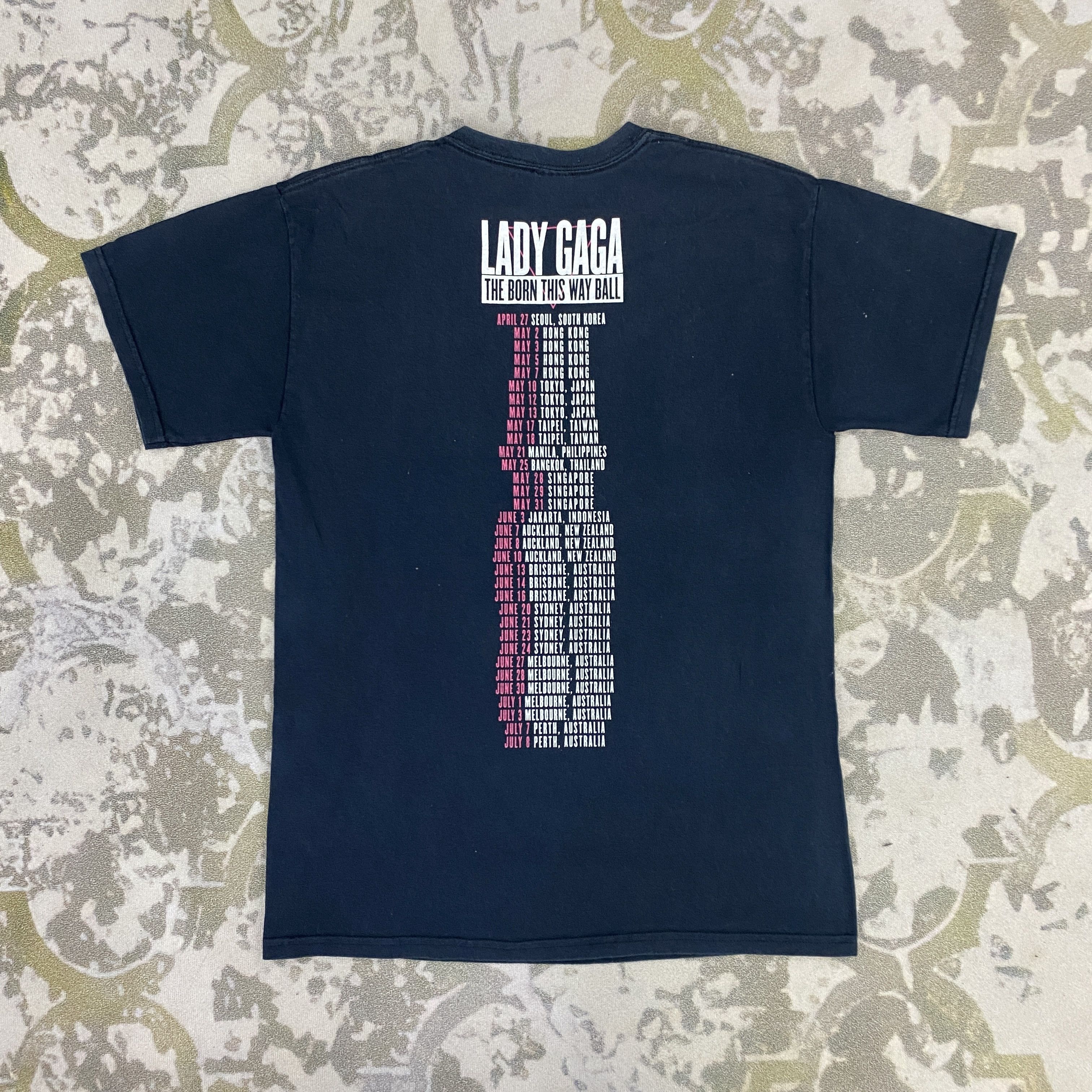 Band Tees LADY GAGA American Singer Rock Tshirt - I090 Size US M / EU 48-50 / 2 - 2 Thumbnail