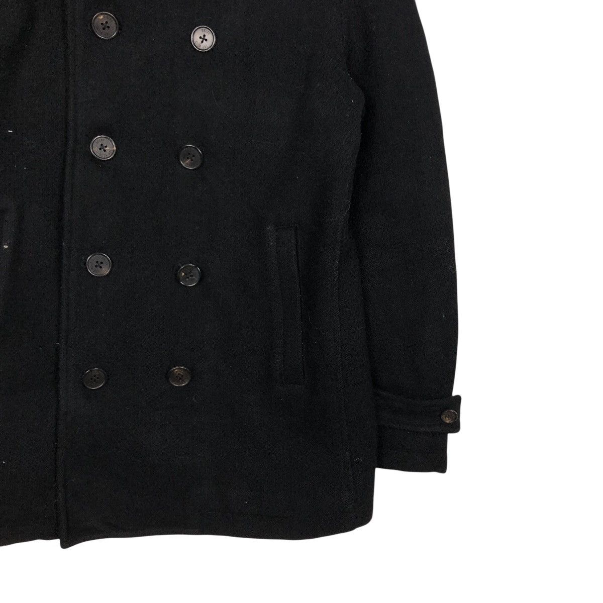 Issey Miyake 📌Vintage Wool Jacket Double Collar Ships Jet Blue Japan Size US M / EU 48-50 / 2 - 5 Thumbnail