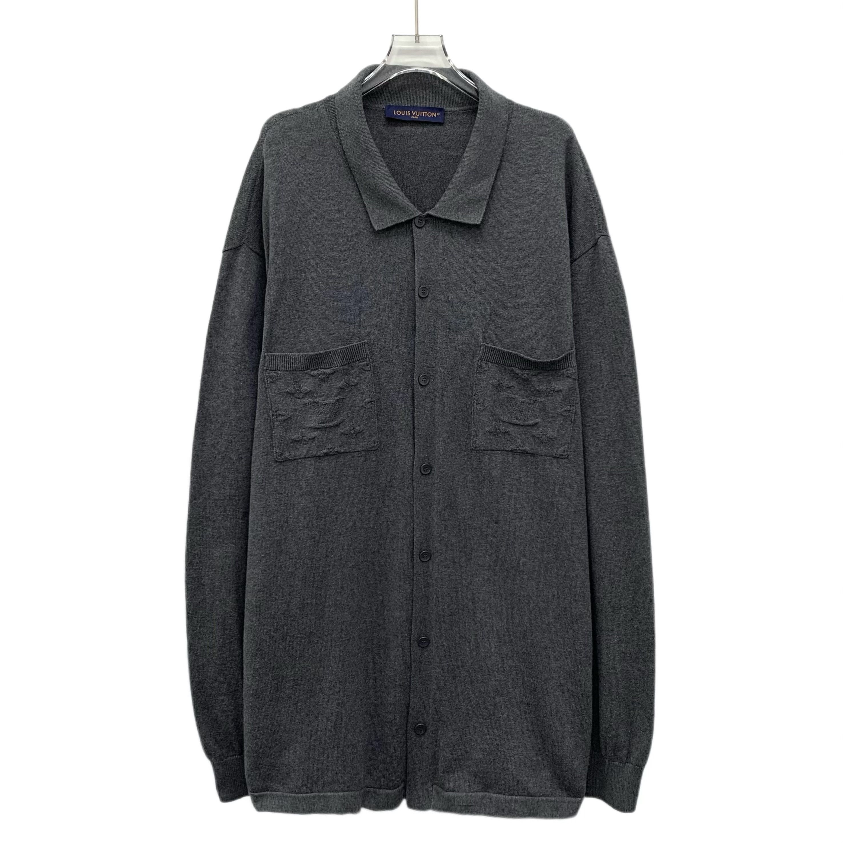Louis Vuitton Louis Vuitton Embossed Logo Knit Cardigan (5L) Size 4XL / US 24-26 - 1 Thumbnail