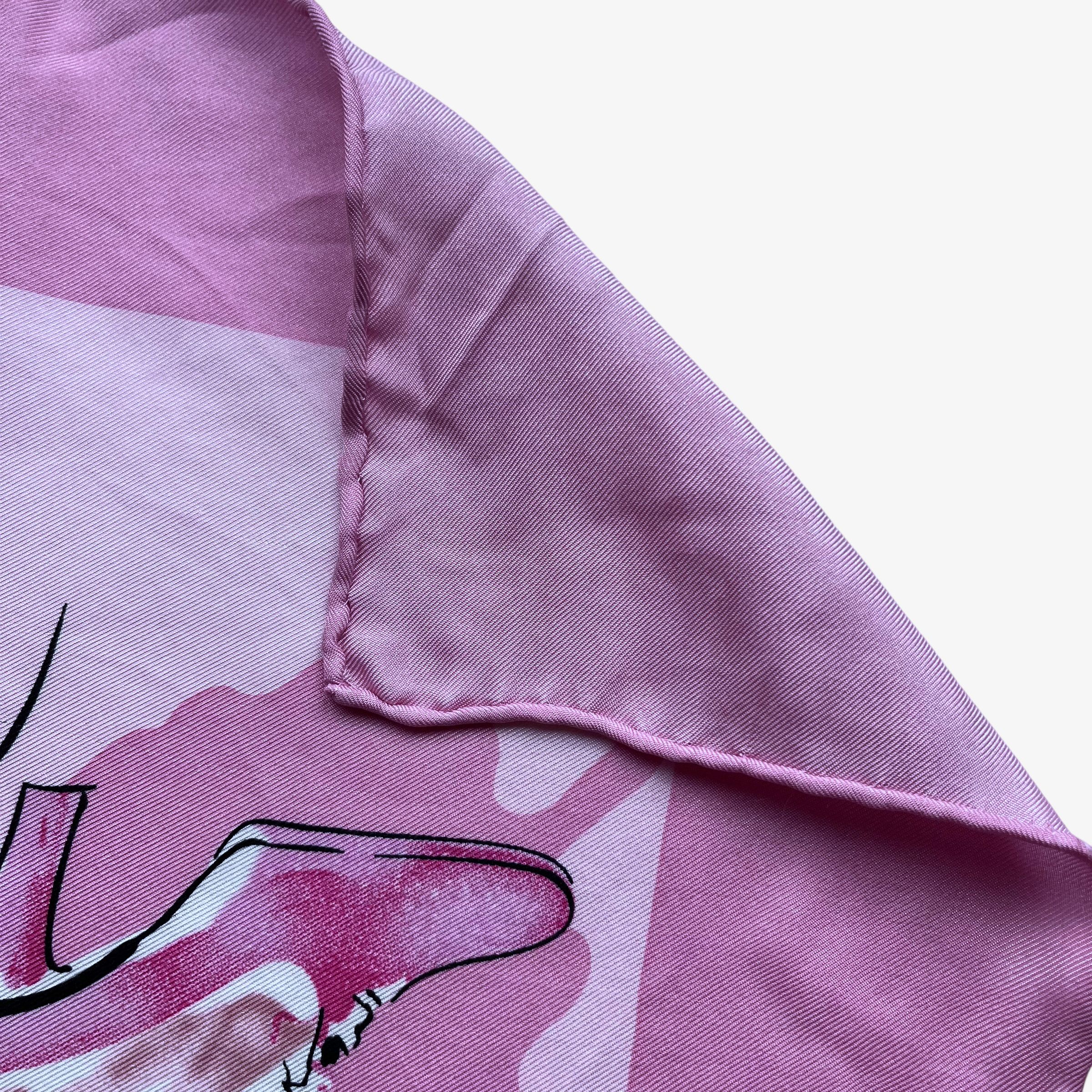 Salvatore Ferragamo Vintage 90s Salvatore Ferragamo Butterfly Print Silk Scarf Size ONE SIZE - 3 Thumbnail
