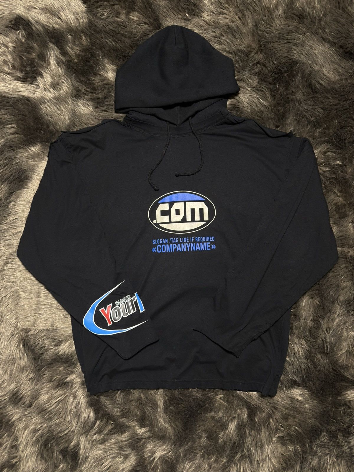 Vetements SS19 Double Layered Company Name Hoodie Size US S / EU 44-46 / 1 - 2 Thumbnail