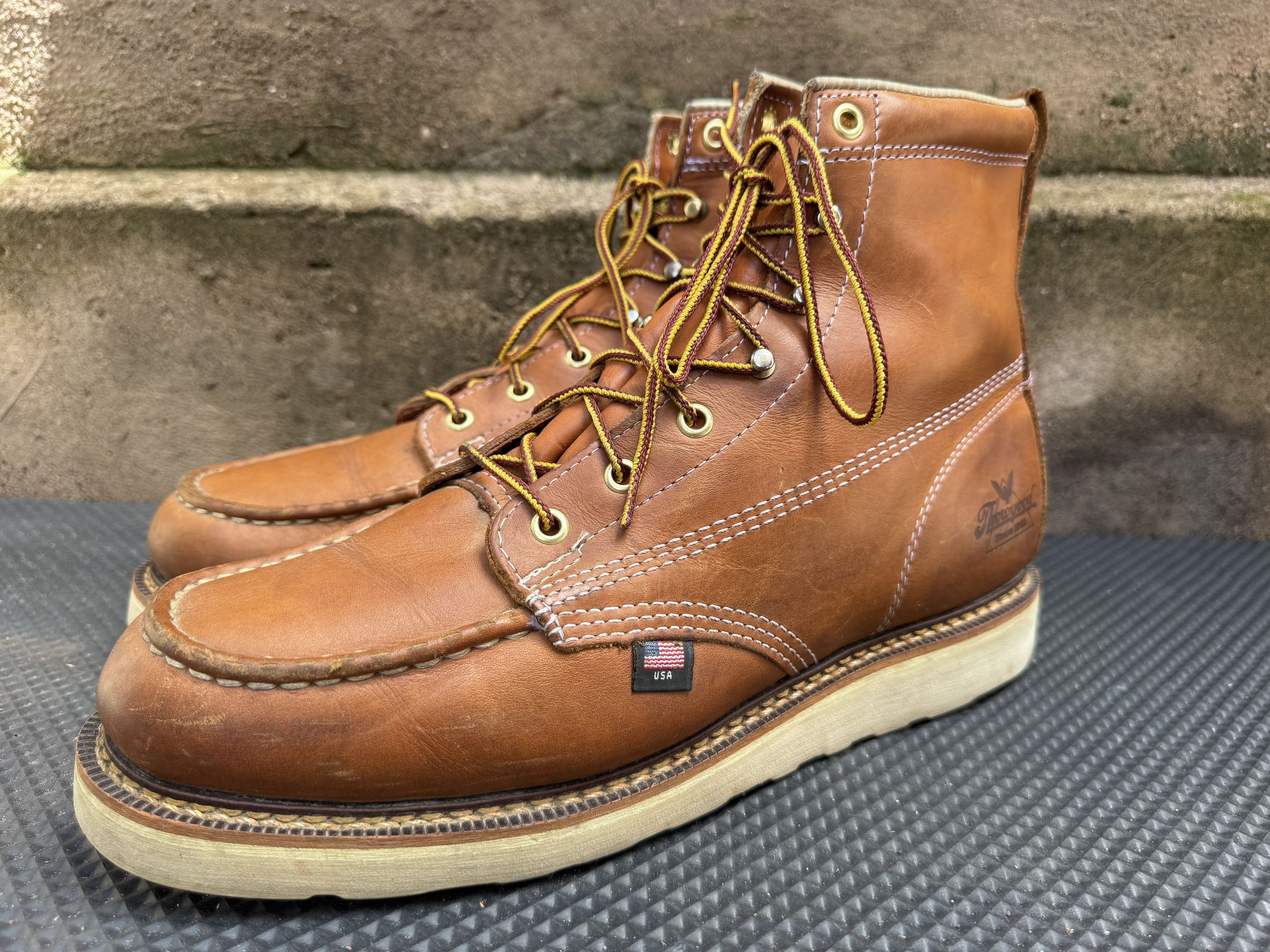 Thorogood Thorogood 804-4200 American Heritage 6” Work Boots Size US 11 / EU 44 - 3 Thumbnail