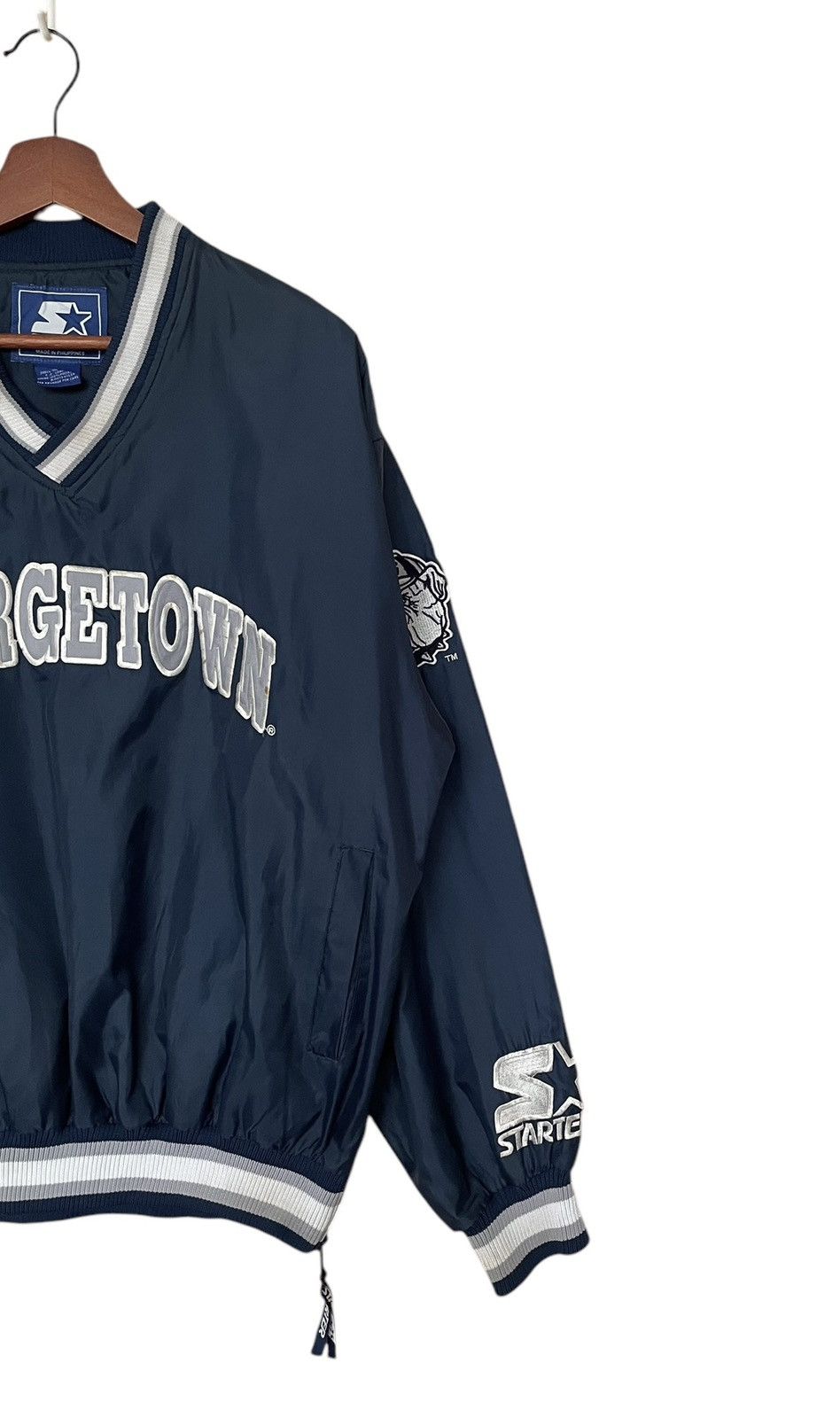 NFL × Starter × Vintage Vintage Brand Starter NFL Georgetown Sweatshirt 1990s Size US S / EU 44-46 / 1 - 4 Thumbnail