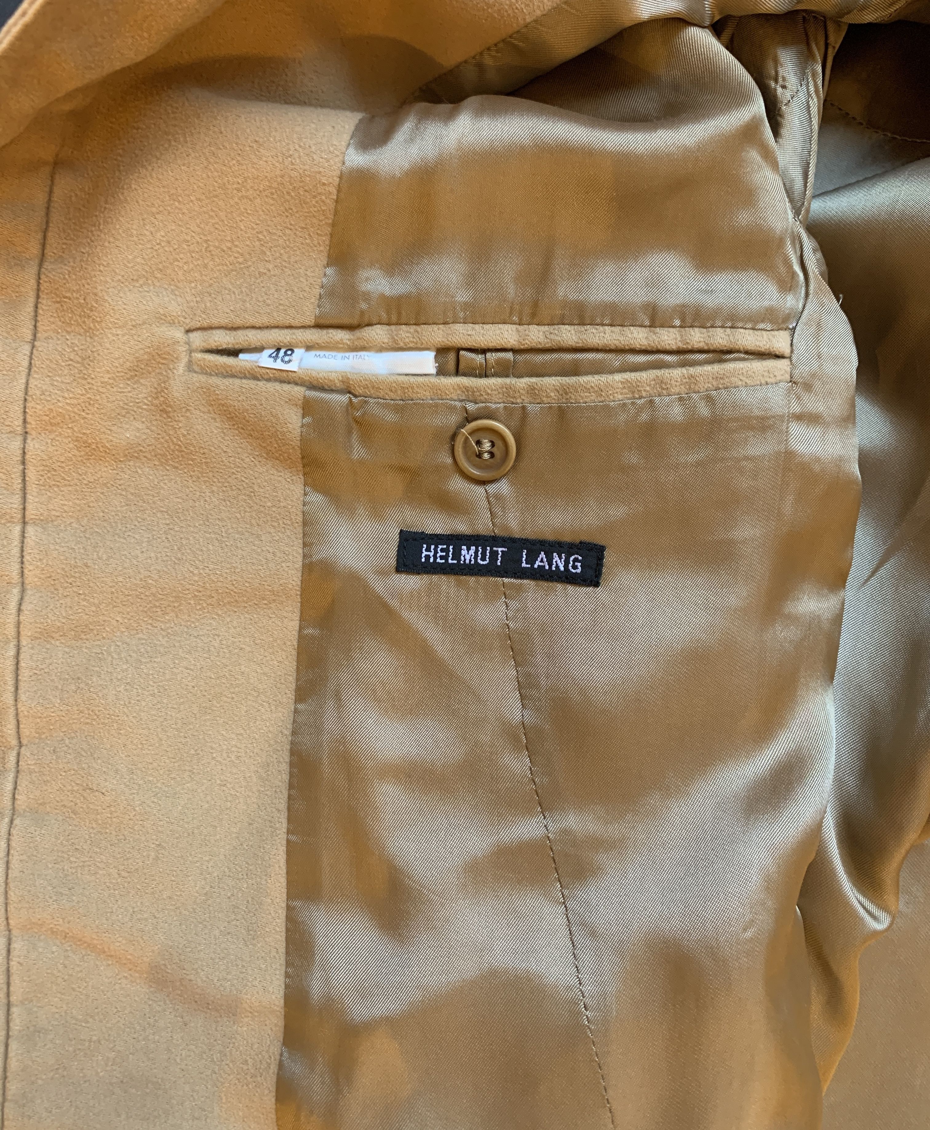 Helmut Lang Helmut Lang 90s moleskin cotton trucket jacket Rare Size US M / EU 48-50 / 2 - 5 Thumbnail