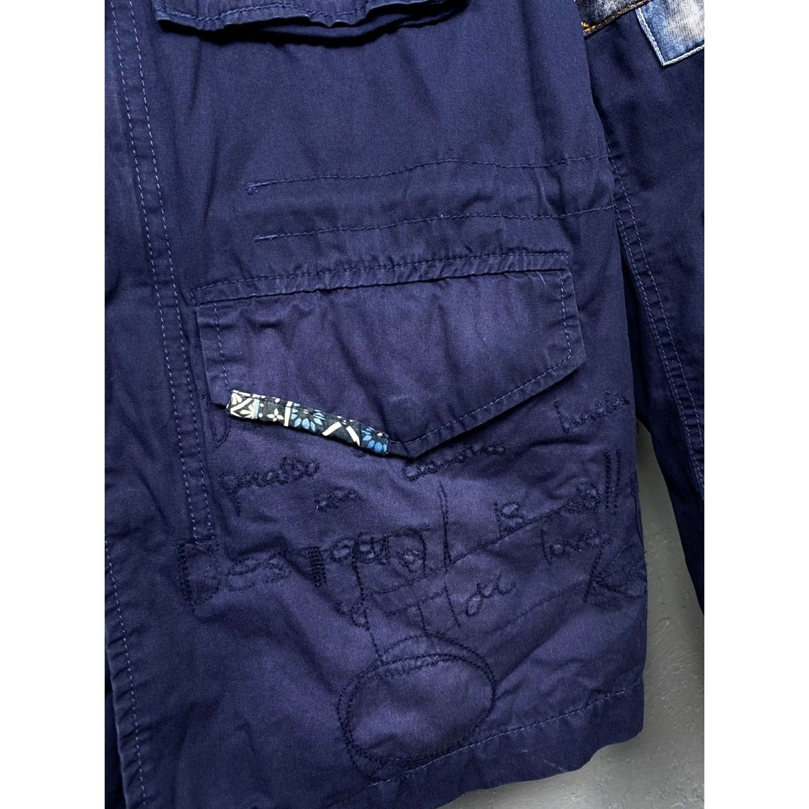 Desigual Desigual Patchwork Jacket Mens S Windbreaker Jacket blue Logo Vintage No N/A Size US S / EU 44-46 / 1 - 3 Thumbnail
