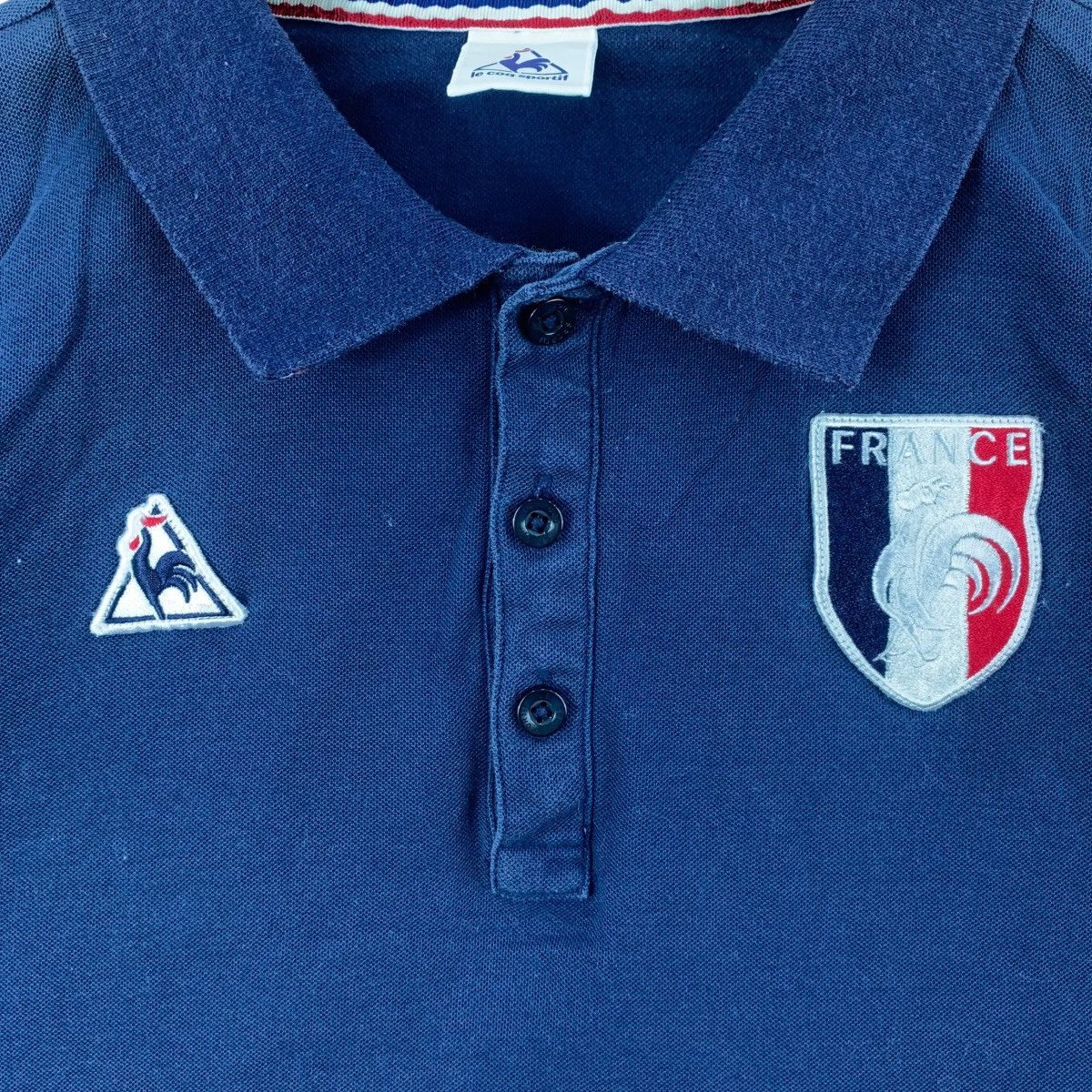 Le Coq Sportif Vintage LE COQ SPORTIF France Embossed Logo Polo Size M / US 6-8 / IT 42-44 - 3 Thumbnail