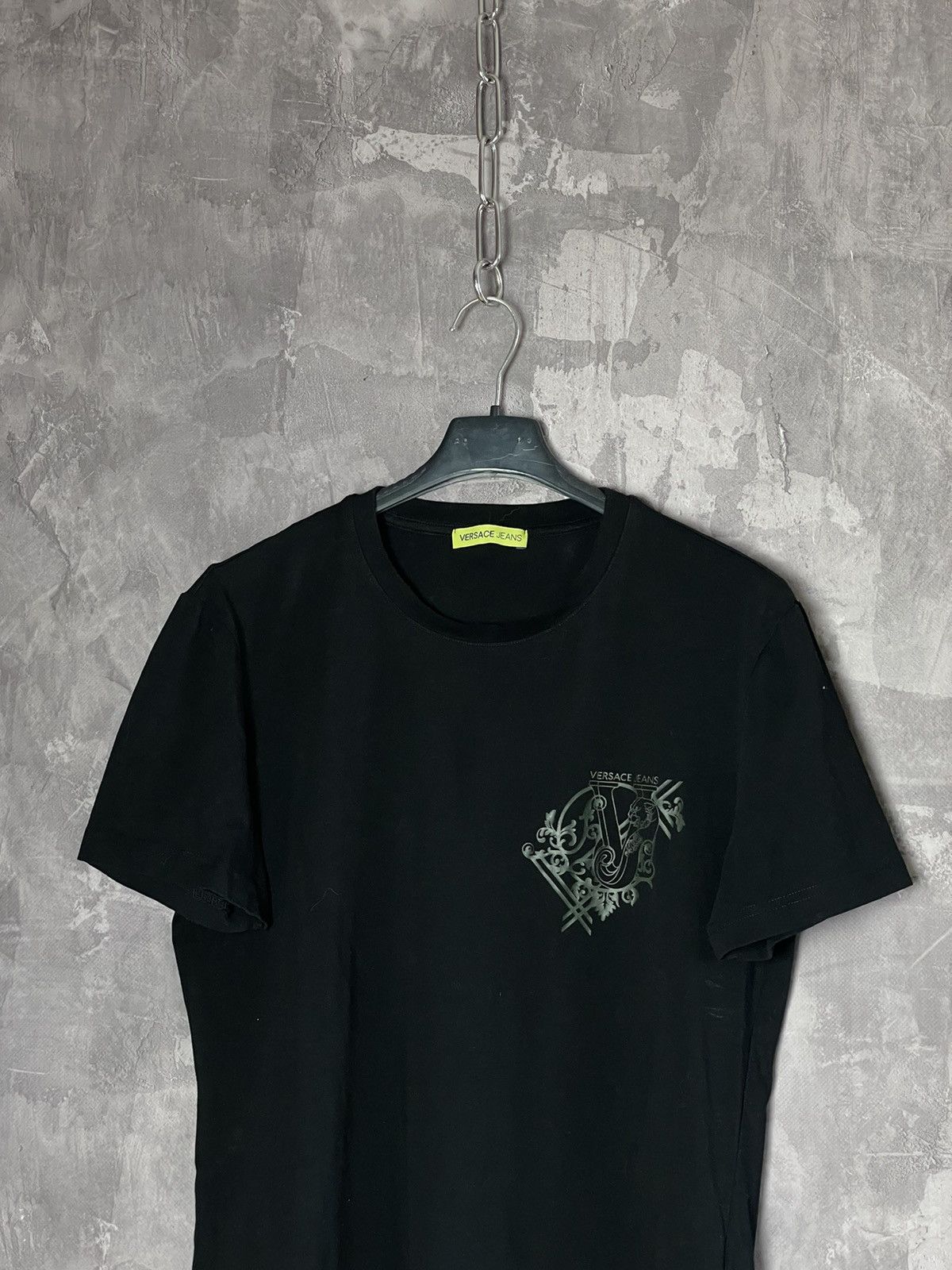 Versace × Versace Jeans Couture × Vintage Mens Versace Longsleeve luxury y2k tshrit tee Medusa Size US M / EU 48-50 / 2 - 2 Thumbnail