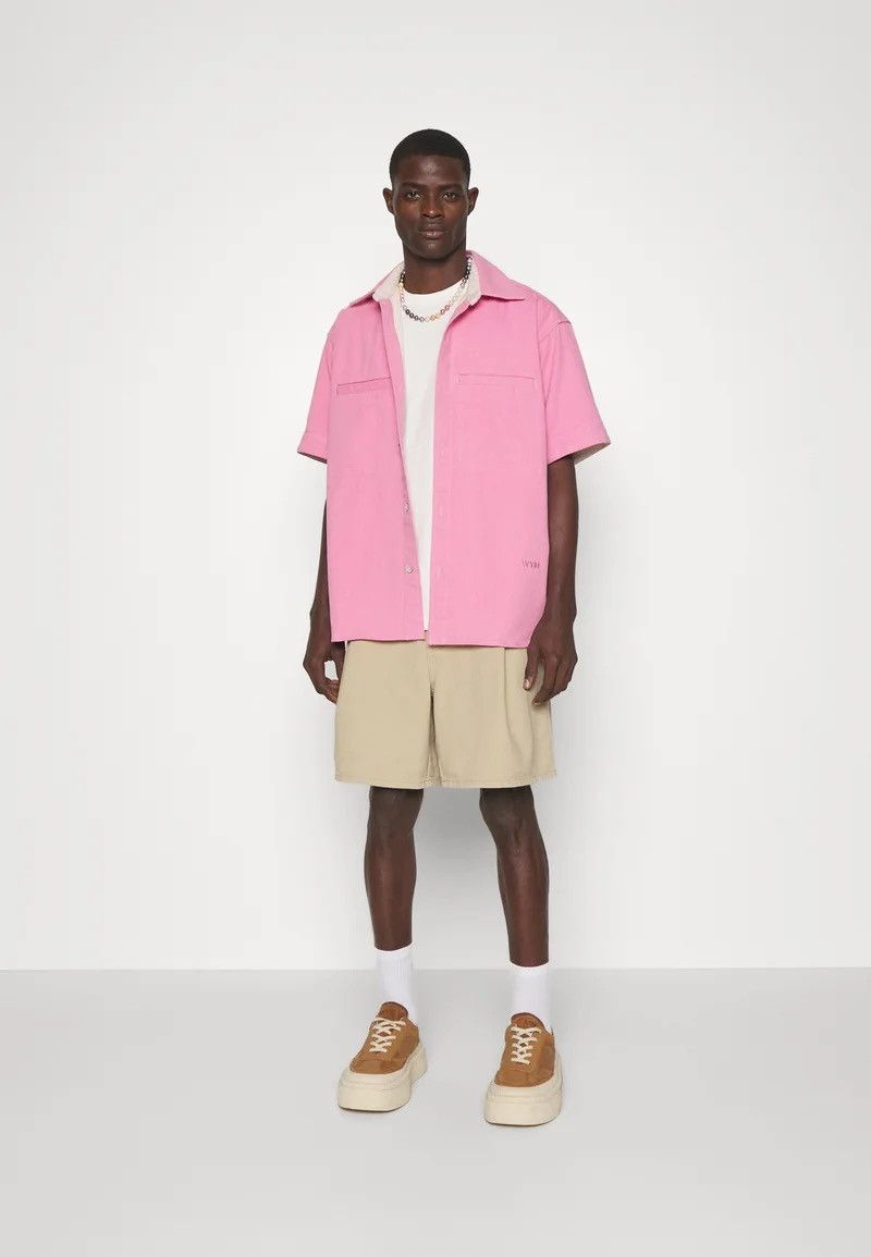 Wooyoungmi !DS! SS23 Wooyoungmi Pink Short Sleeve Boxy Shirt Size US M / EU 48-50 / 2 - 3 Thumbnail