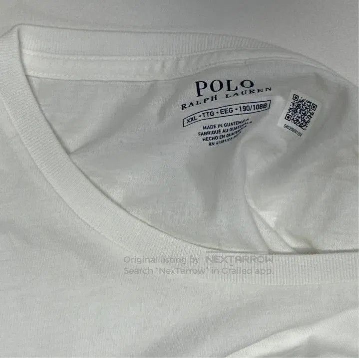 Polo Ralph Lauren Polo Ralph Lauren Logo Embroidered White Short. Size US XXL / EU 58 / 5 - 2 Thumbnail