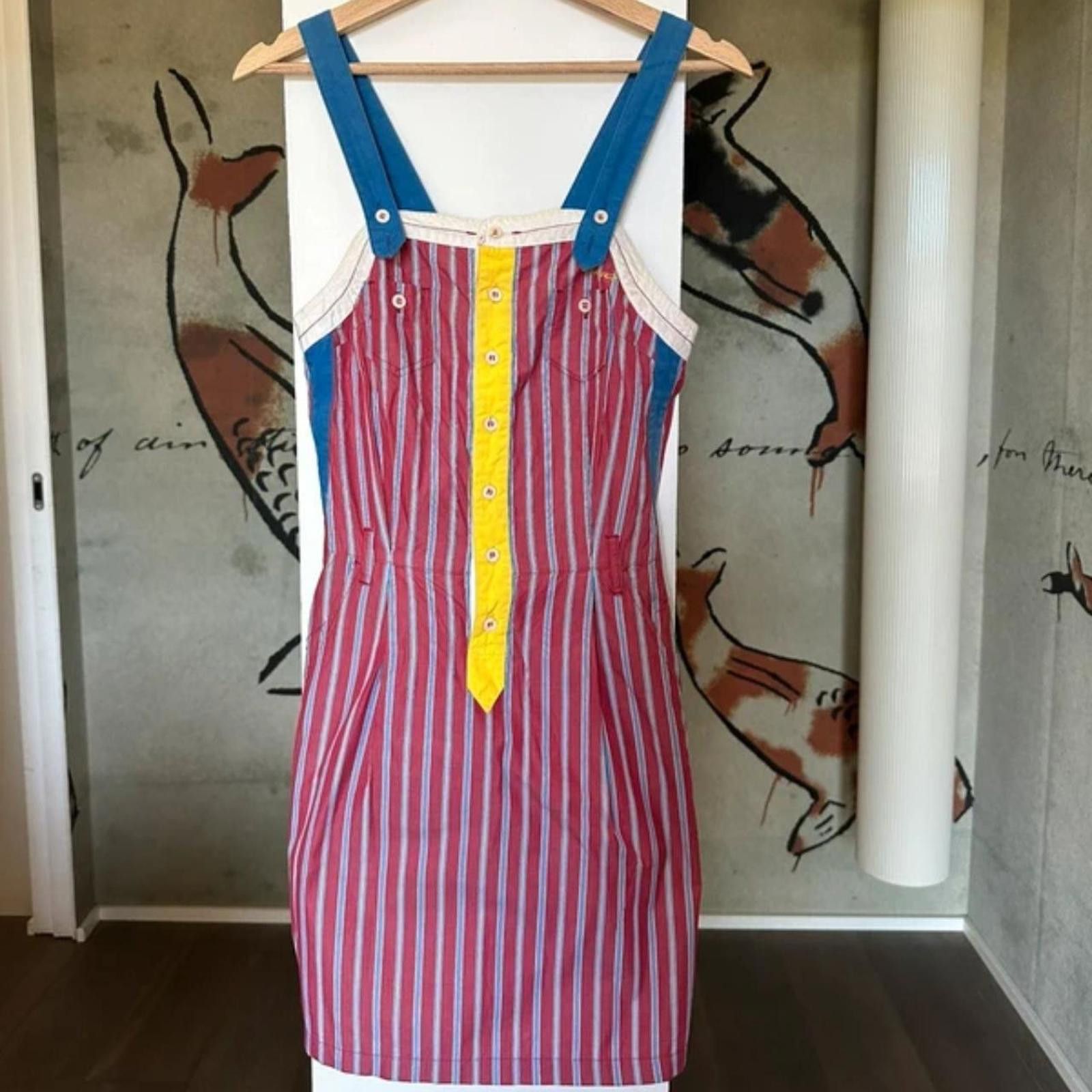 Dsquared2 Dsquared2 SS07 Runway Striped Mini Dress Size S Size S / US 4 / IT 40 - 1 Thumbnail