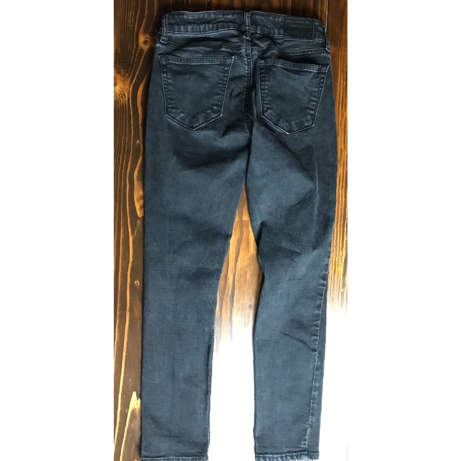 Lucky Brand Lucky Brand Denim Jeans Women's 0/25 Ankle Black Low Rise Lolita Skinny Jeans Size 25" / US 0 / IT 36 - 2 Thumbnail