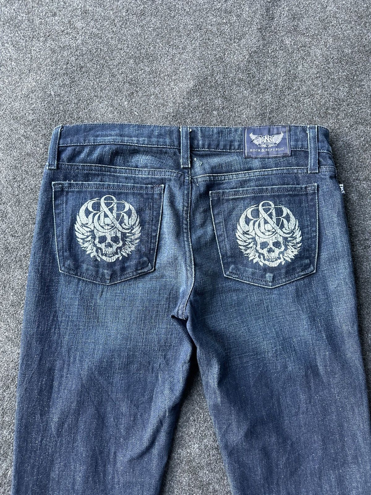 Rock & Republic Rock & Republic Slim Straight Denim 29x36 D178 Size US 29 - 5 Thumbnail
