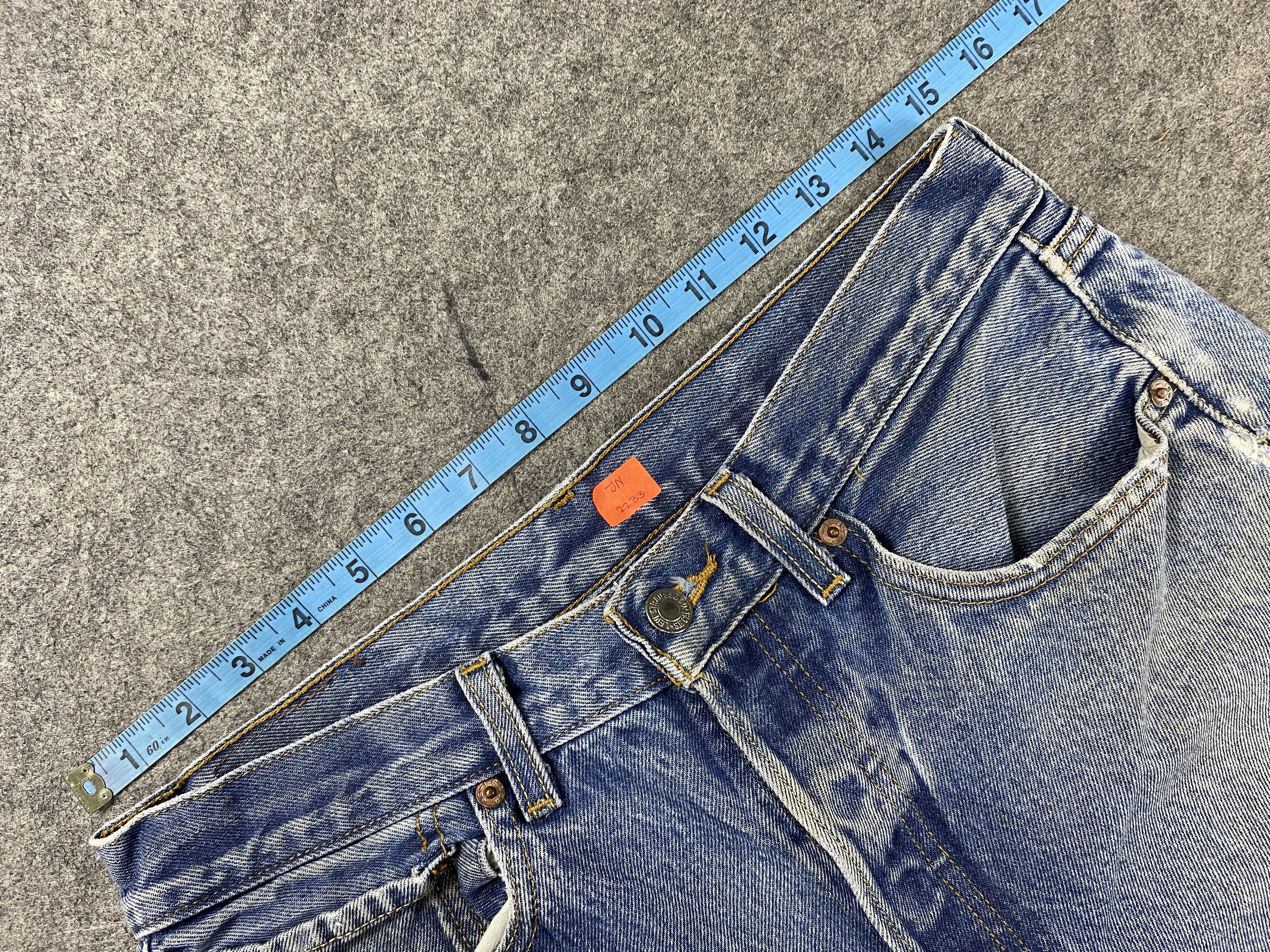 Levi's Dirty Used Blue Vintage Levi's 501 30x28.5 Denim -JN2233 Size US 30 / EU 46 - 5 Thumbnail