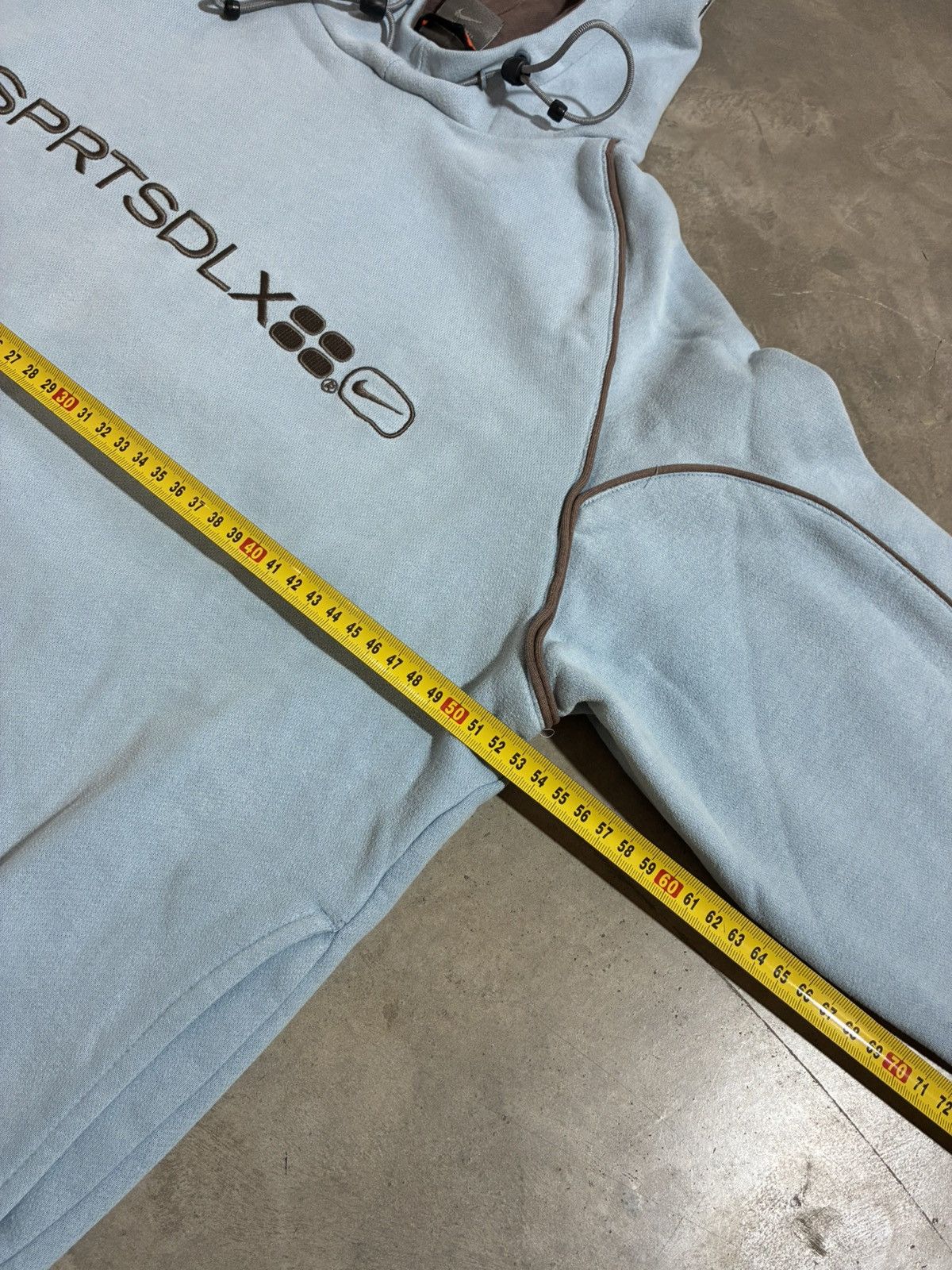 Nike Vintage Nike SPRTSDLX Hoodie Boxy Swoosh Y2K S Gorpcore tech Size US S / EU 44-46 / 1 - 9 Thumbnail
