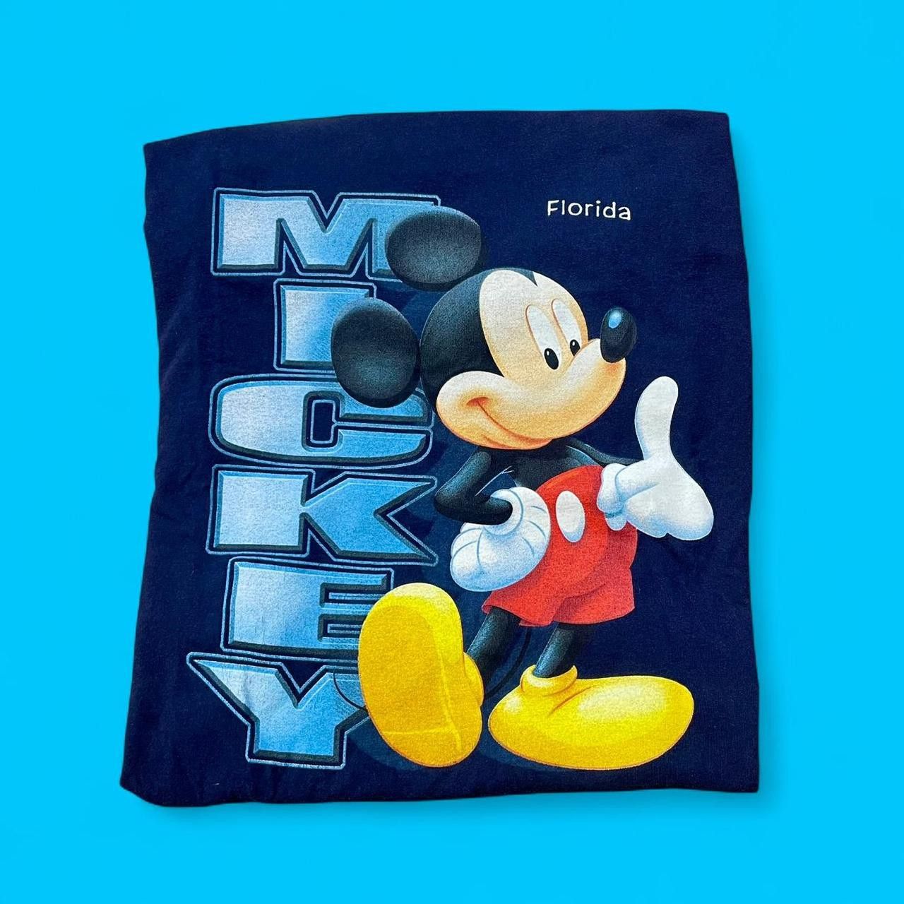 Gildan Y2k Mickey Mouse Spellout Tee - Size L Size US L / EU 52-54 / 3 - 1 Thumbnail