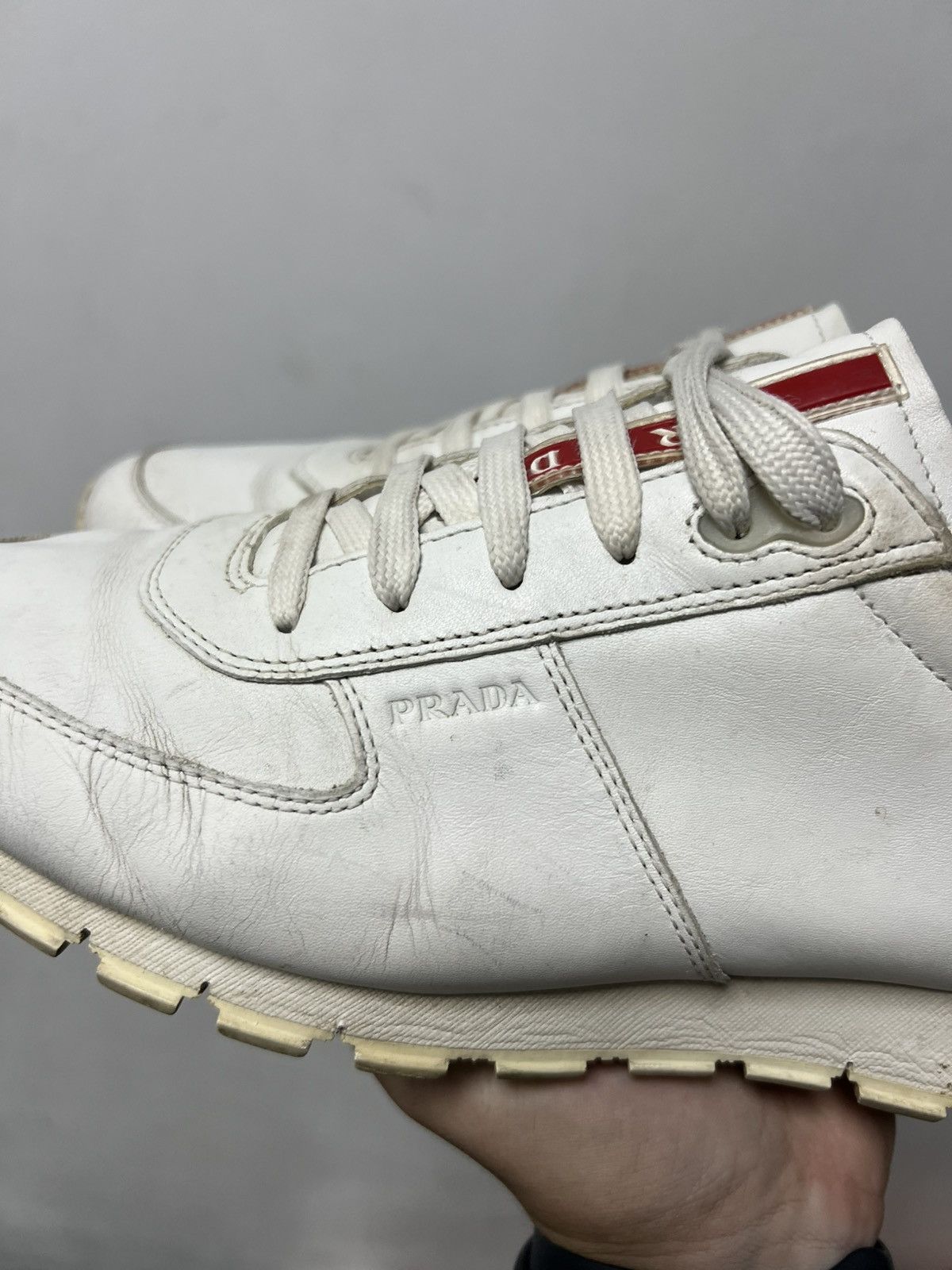 Prada Prada Shoes Vintage White Size US 9.5 / EU 42-43 - 9 Thumbnail