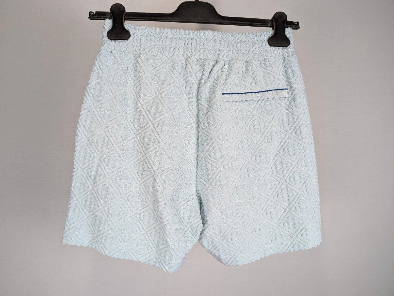 Casablanca o1rshd1 DUP / Towelling Monogram Shorts in Light Blue Size US 30 / EU 46 - 12 Thumbnail