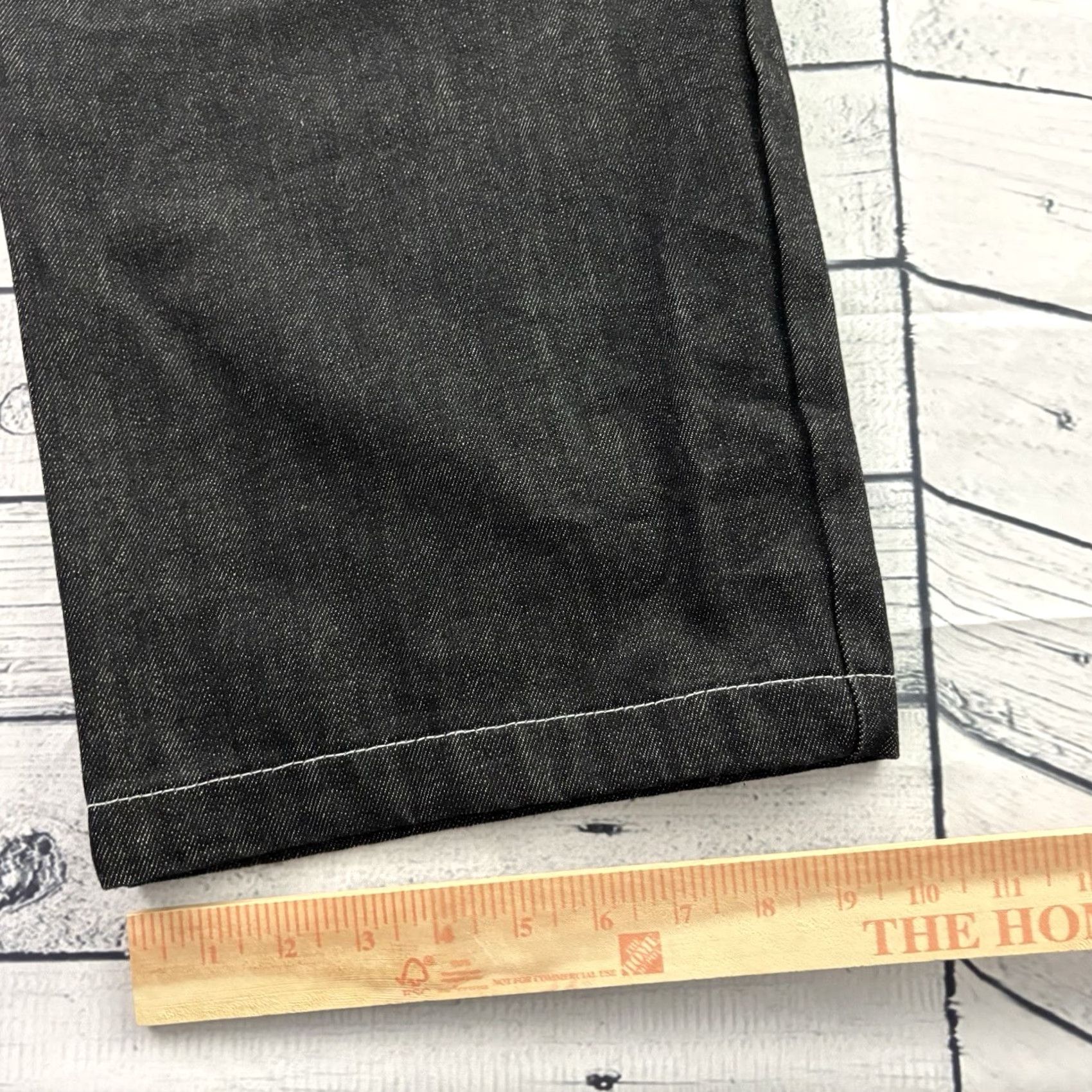 Vintage Aelfric Eden Jeans Women Wide-Leg Black 28 Denim Cotton 5-Pocket 28 Women's Jeans 28 Black Aelfric Eden Wide-Leg Denim Jeans Size 28" / US 6 / IT 42 - 3 Thumbnail
