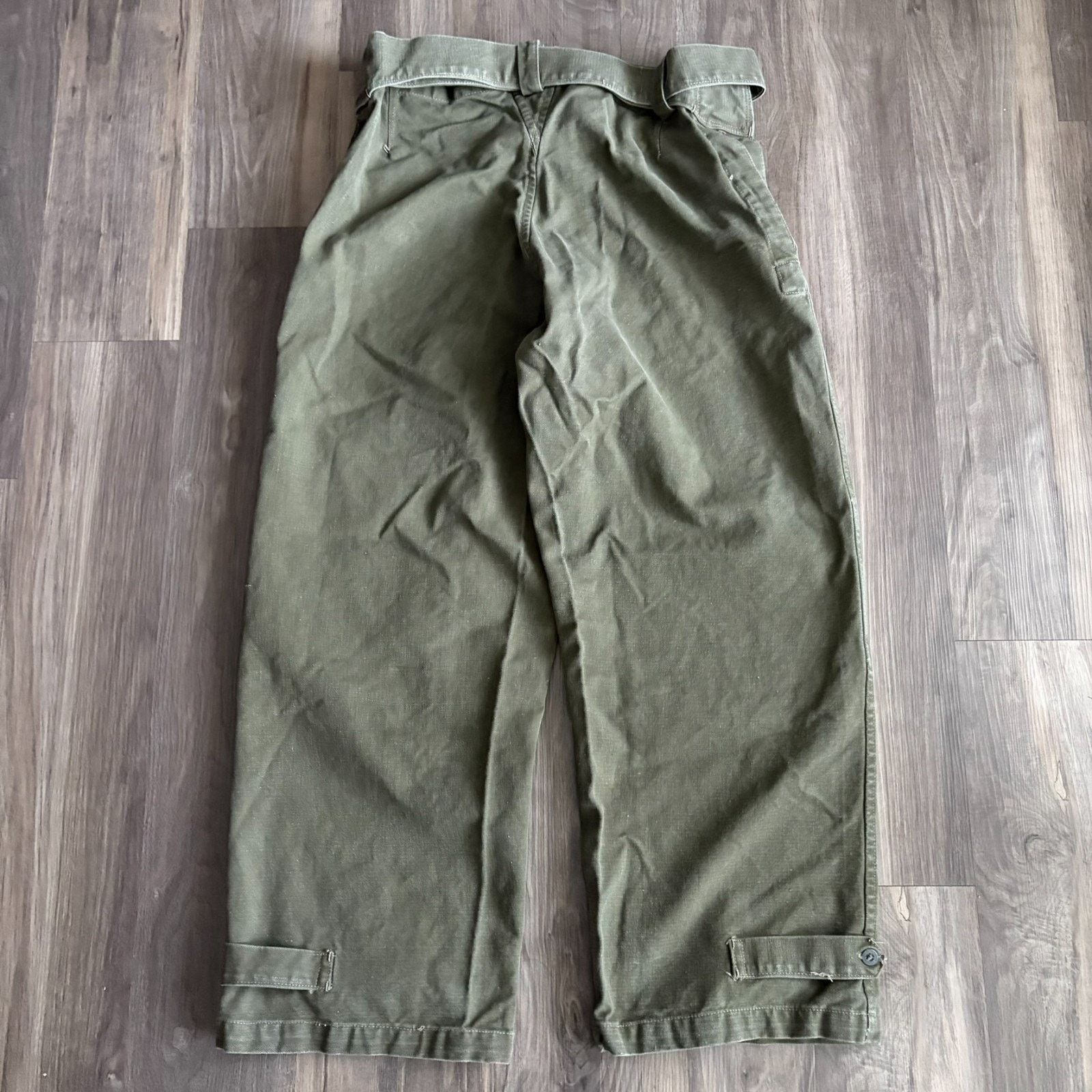 Vintage Vintage 1940s French Military M-38 Pants Men's Size 34x27 Size US 34 / EU 50 - 9 Thumbnail