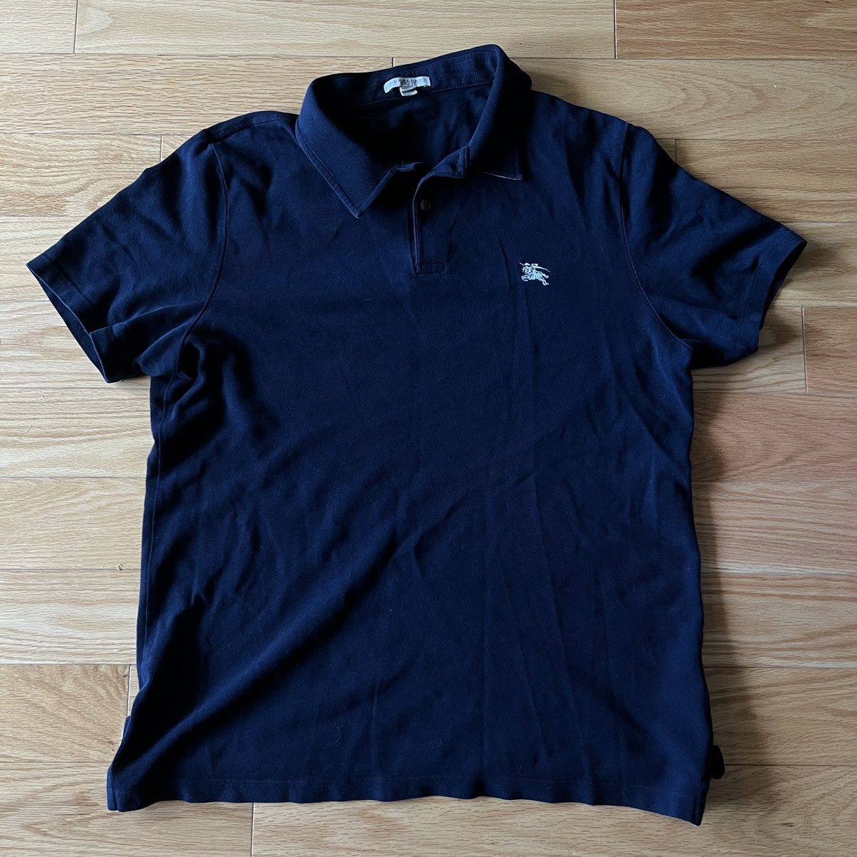 image of Burberry Navy Polo, Men's (Size XL)