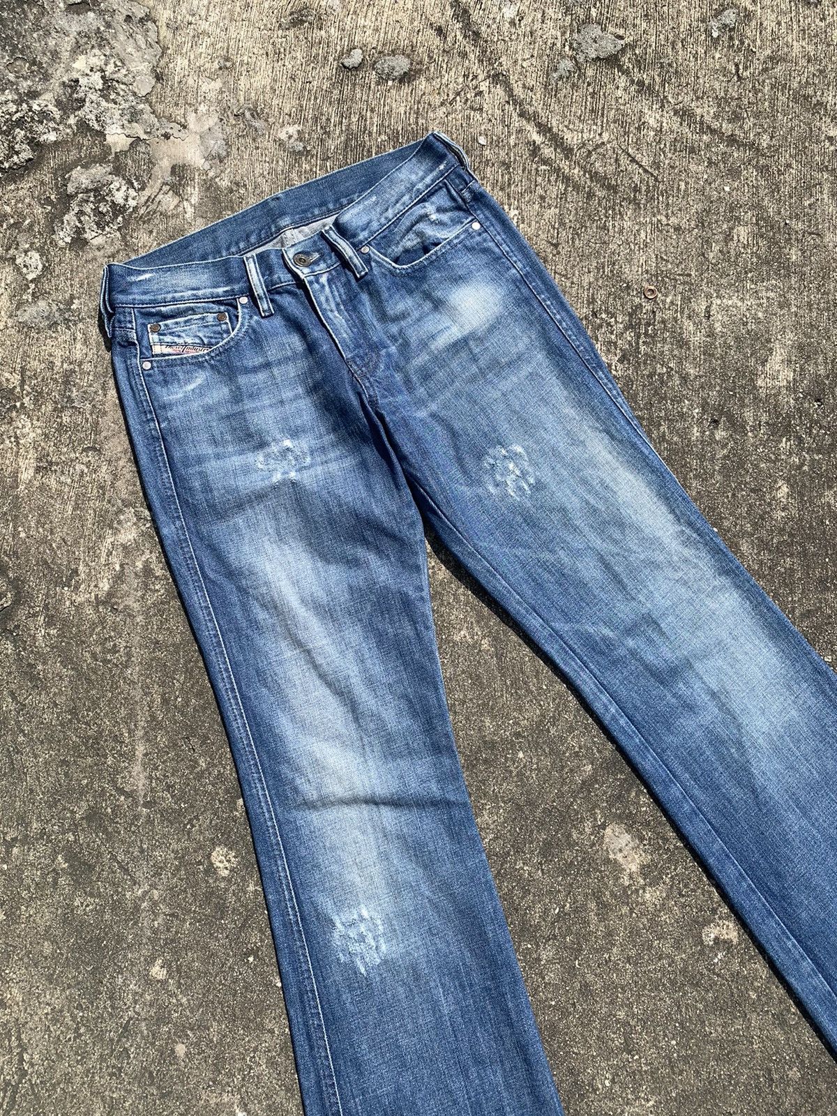 Diesel × Le Grande Bleu (L.G.B.) Steal 🔥 Flare diesel distressed bootcut jeans Size 27" / US 4 / IT 40 - 6 Thumbnail