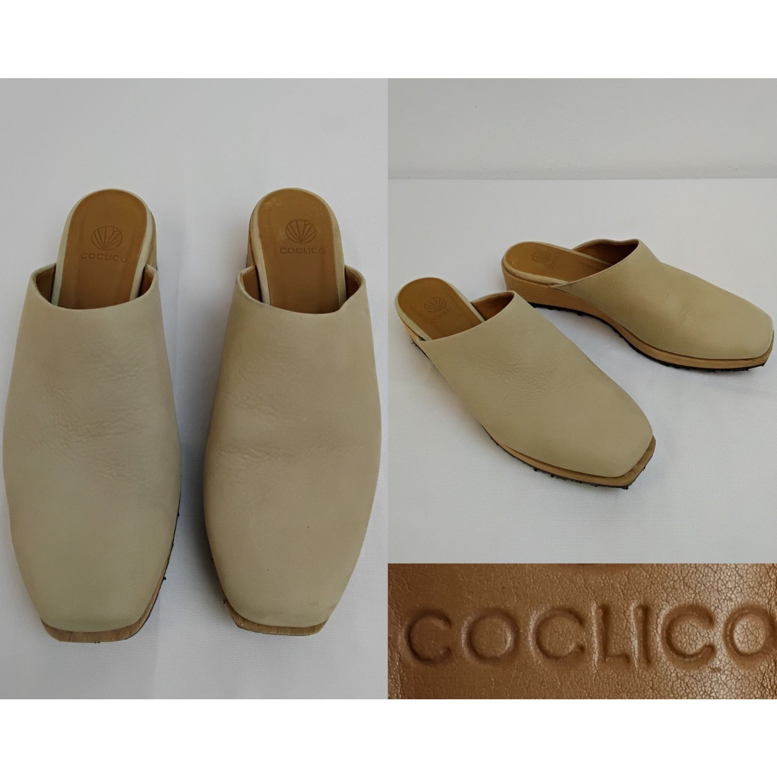 Other Cocolico Platform Mules EU 37.5 US Women's 7 Beige Suede Size US 7 / IT 37 - 1 Thumbnail