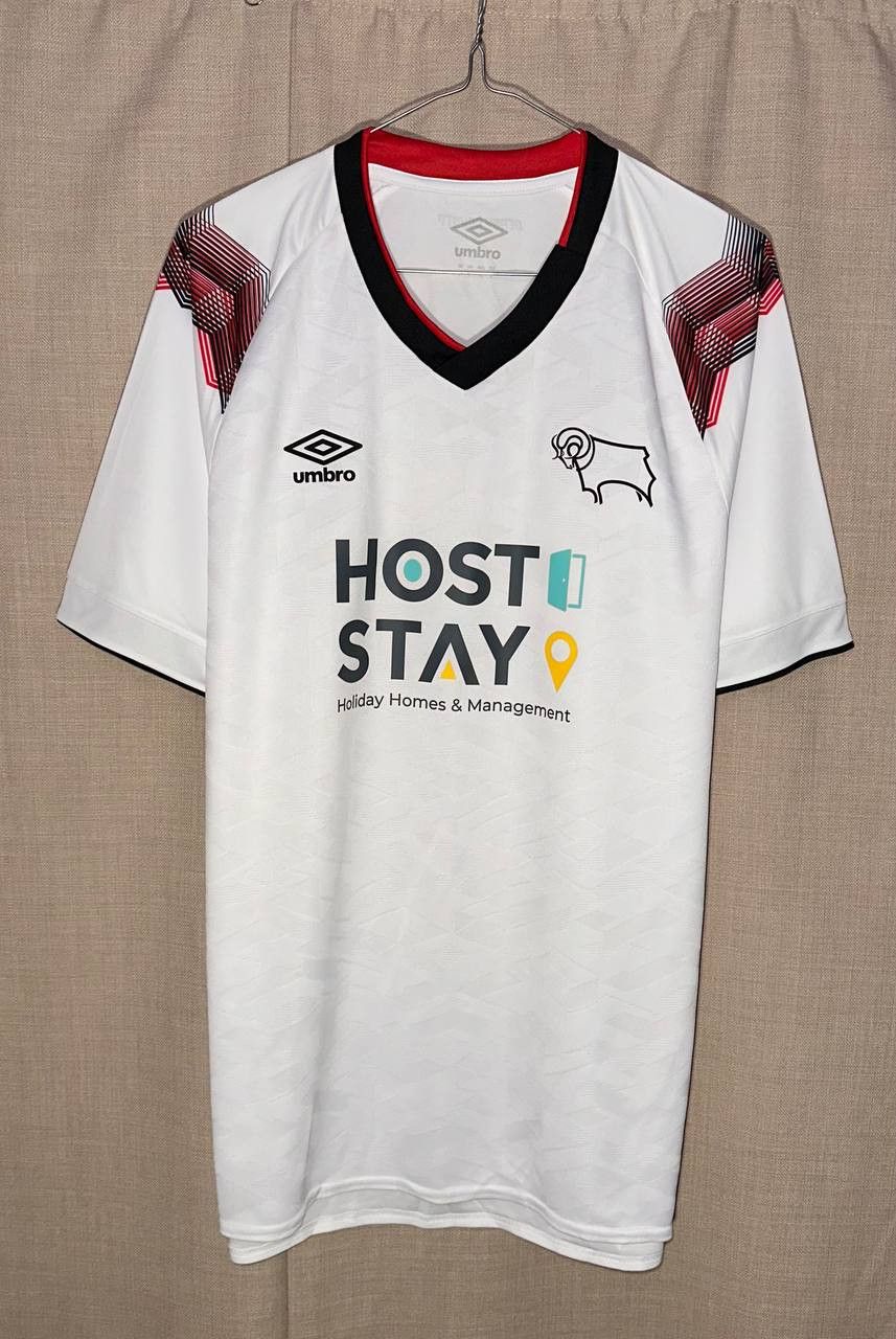 Umbro Derby County 2023/24 Home Umbro Football Shirt Soccer Jersey Size US L / EU 52-54 / 3 - 1 Thumbnail