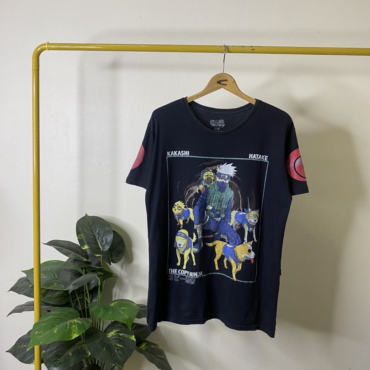 Anime Y2K Anime Naruto Shippuden Kakashi Japanese Manga Series Tee Size US L / EU 52-54 / 3 - 1 Thumbnail
