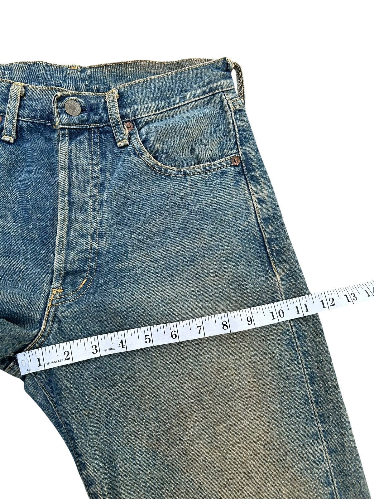 Kapital Vintage Levis Big E Selvedge Rusty Distressed Denim Jeans Size US 29 - 16 Thumbnail