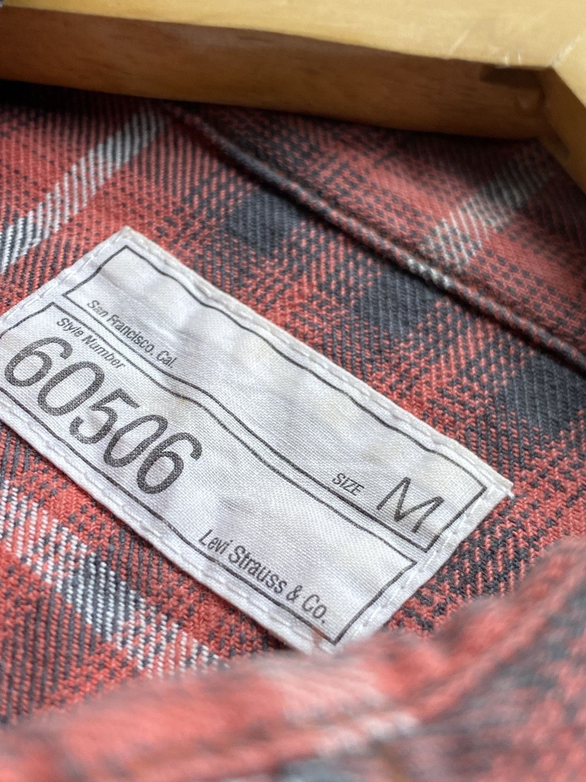 Levi's Vintage Clothing VINTAGE LEVIS WESTERN STONE BUTTON FLANNEL SHIRT Size US M / EU 48-50 / 2 - 6 Thumbnail