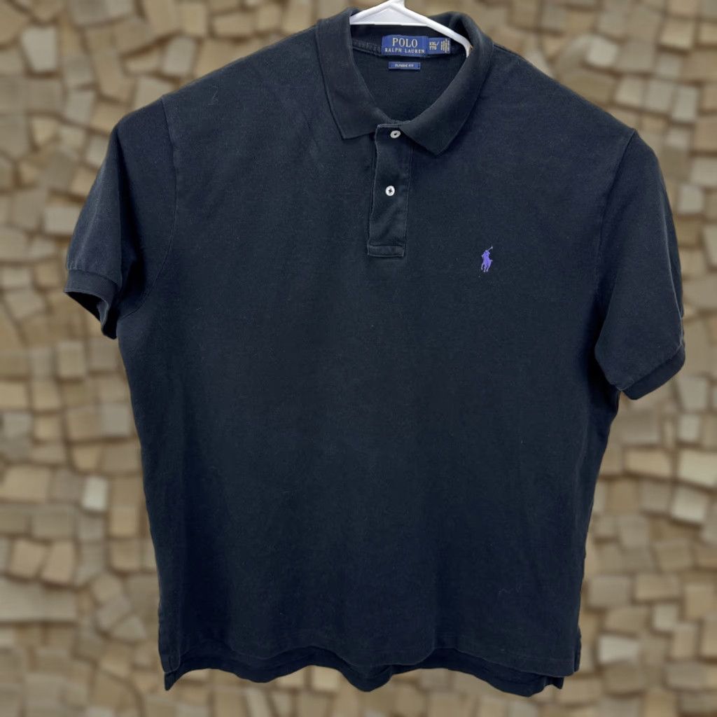 Polo Ralph Lauren Polo Ralph Lauren Men's XXL Black Classic Fit Short Sleeve Cotton Polo Shirt Size US XXL / EU 58 / 5 - 1 Thumbnail