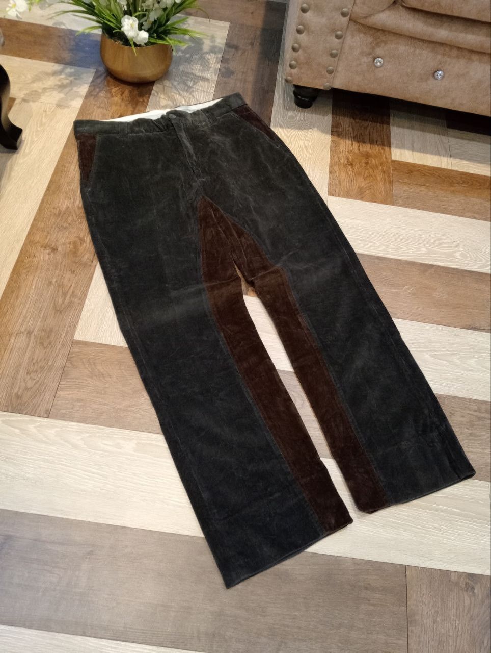Roberto Cavalli ROBERTO CAVALLI CLASS COTTON LYCRA CORDUROY PANTS Size US 34 / EU 50 - 4 Thumbnail