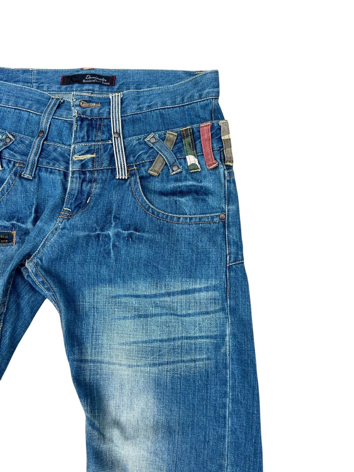 Japanese Brand Mud Wash Denim Double Waist Dominate Handcrafted Jeans Size US 30 / EU 46 - 9 Thumbnail