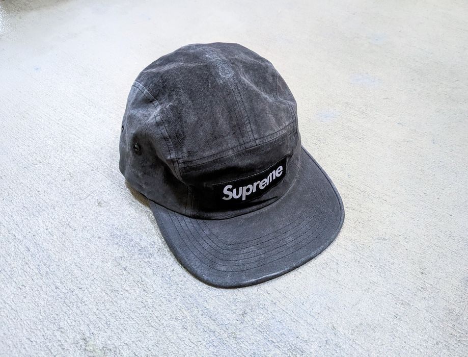 Supreme Supreme Suede 5 Panel Camp Cap Navy Blue SS17 | Grailed