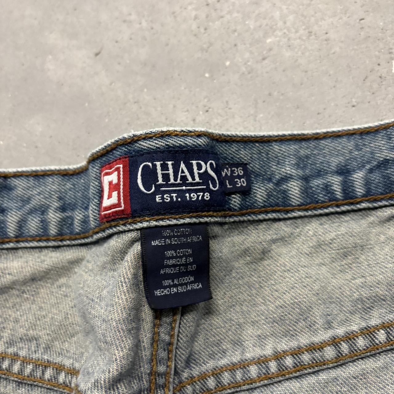 Japanese Brand × Vintage Crazy Vintage Y2K/2000s Baggy Light Wash Denim Jeans! Size US 34 / EU 50 - 8 Thumbnail