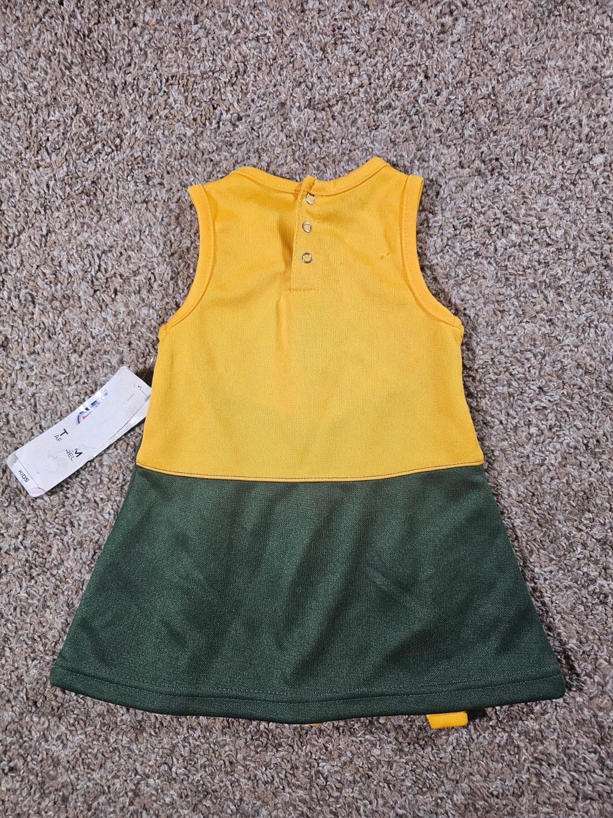 NFL Green Bay Packers 1 Piece Cheerleader Outfit 12M NWT NWD Size ONE SIZE - 6 Thumbnail