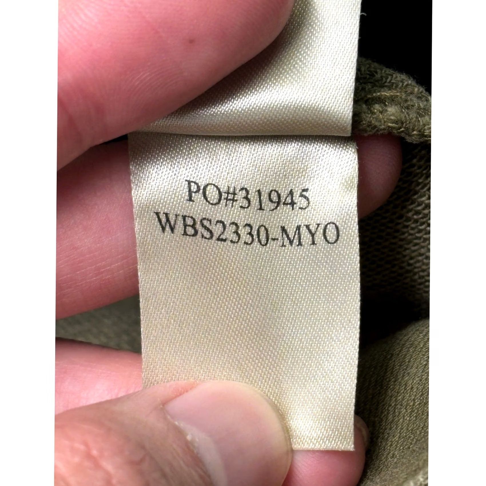 Faherty Faherty Women Olive Green Twill Stretch Patch Pocket Pants WBS2330-MYO 25x30 Size 42" / US 20 - 6 Thumbnail