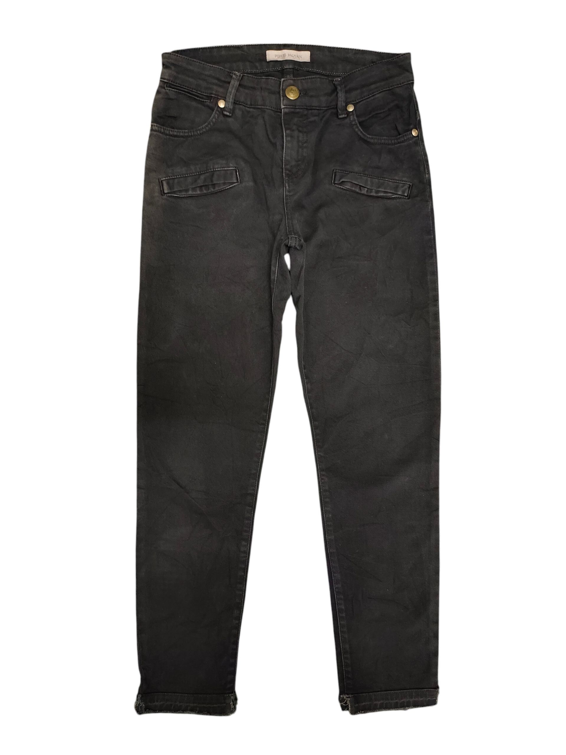 Pierre Balmain Pierre Balmain Black Denim Jeans Size 26" / US 2 / IT 38 - 1 Thumbnail