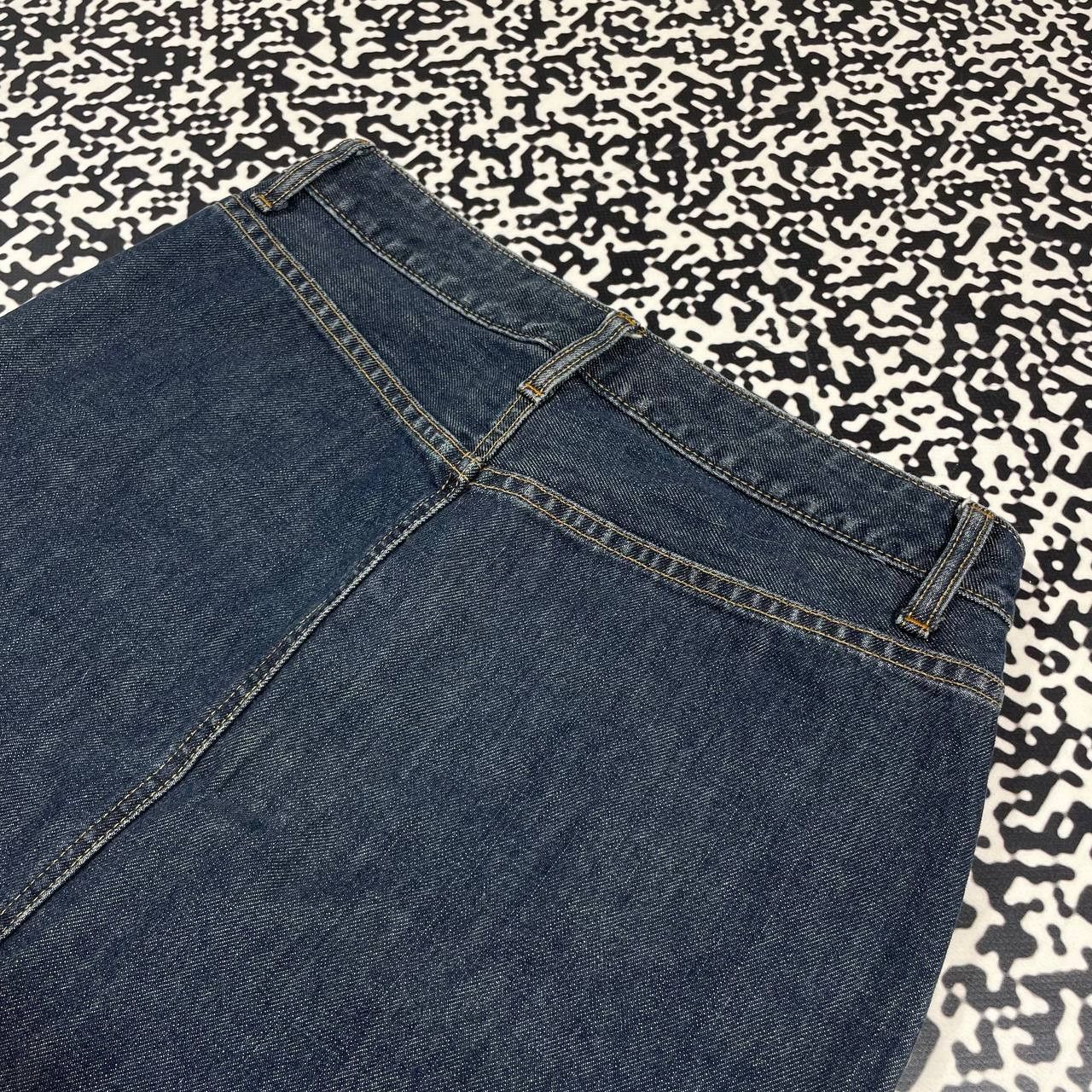 Gap Vintage Y2K GAP Denim Casual Retro Midi Skirt Size 26" / US 2 / IT 38 - 10 Thumbnail