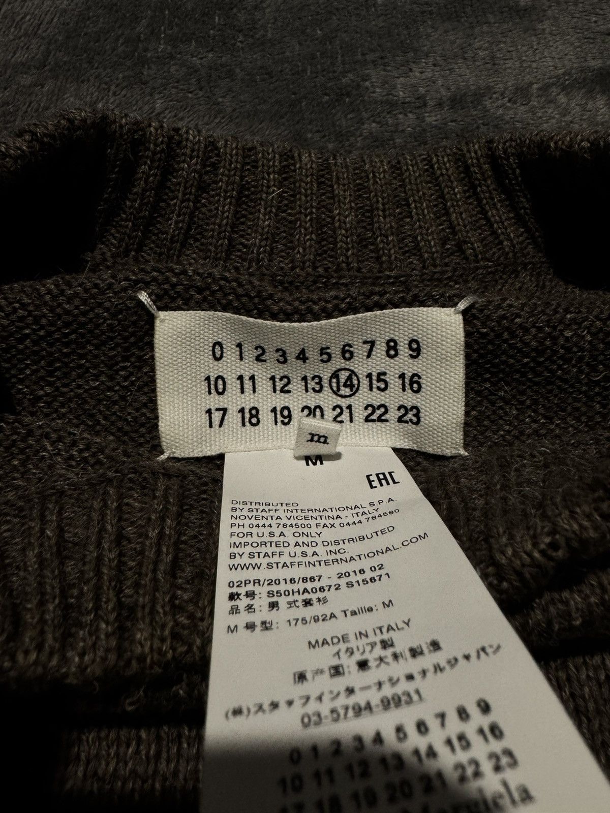 Maison Margiela Maison Margiela Sweater Brown - SS16 - Alpaca Wool Size US M / EU 48-50 / 2 - 5 Thumbnail
