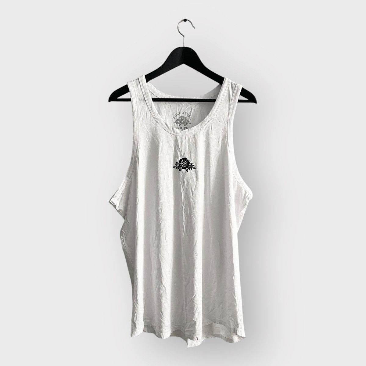 Designer STEAL! 2010s Forgotten Youth Floral Center Logo Tank Top Size US XXL / EU 58 / 5 - 1 Thumbnail