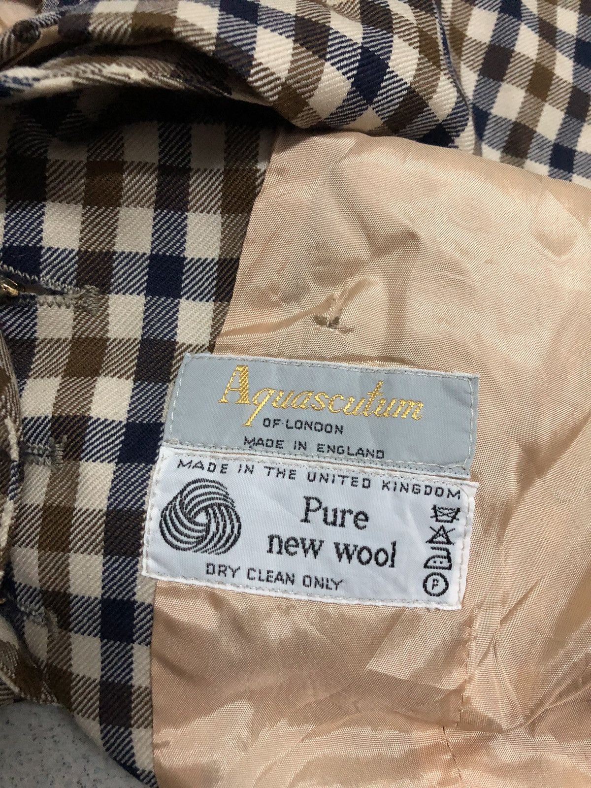 Aquascutum × Vintage Vintage Aquascutum Plaid Vest Size US M / EU 48-50 / 2 - 3 Thumbnail