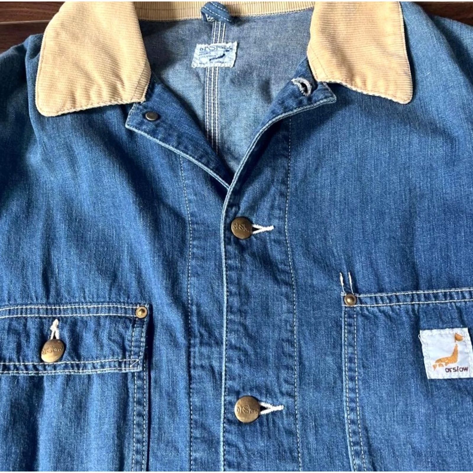 Orslow orSlow Or Slow x Beams Custom Chore Jacket Made in Japan Men's Size M(2) Jacket Size US M / EU 48-50 / 2 - 2 Thumbnail