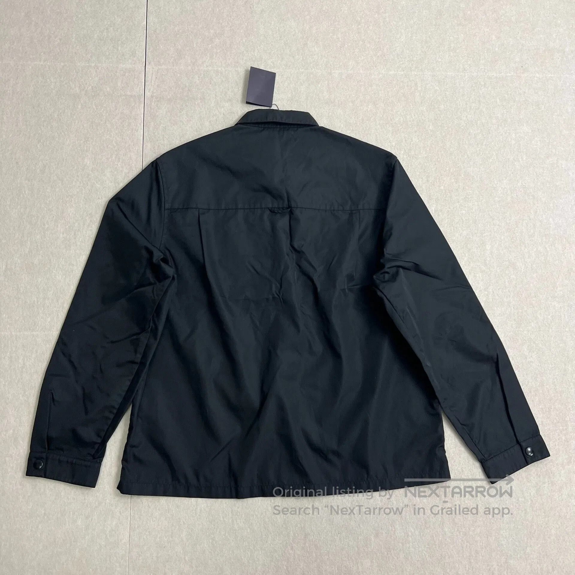 Prada prada black re-nylon jacket with logo. Size US XL / EU 56 / 4 - 2 Thumbnail